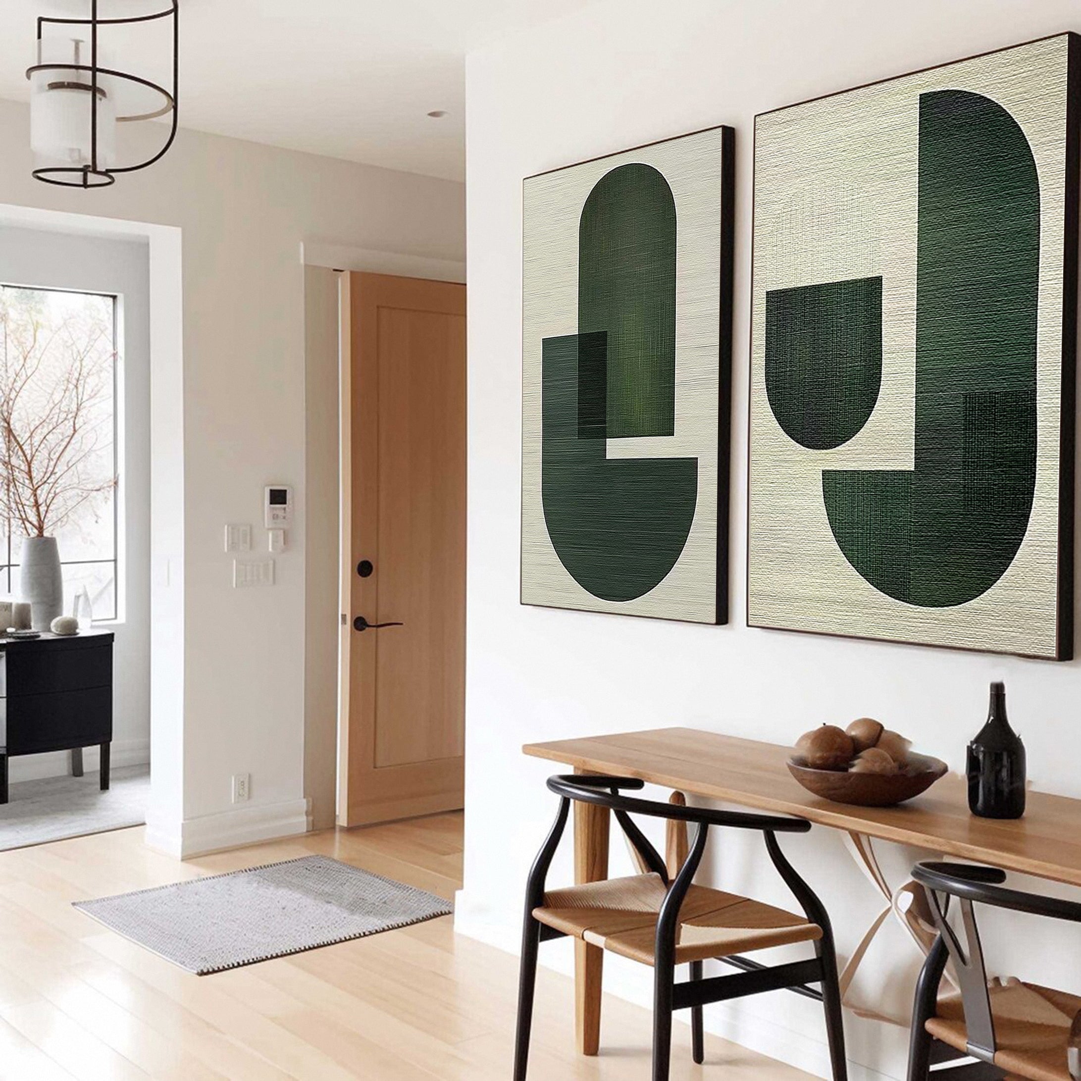 Modern Minimalist Abstract Art Geometric Wall Decor for Sophisticated Interiors #BGS 005