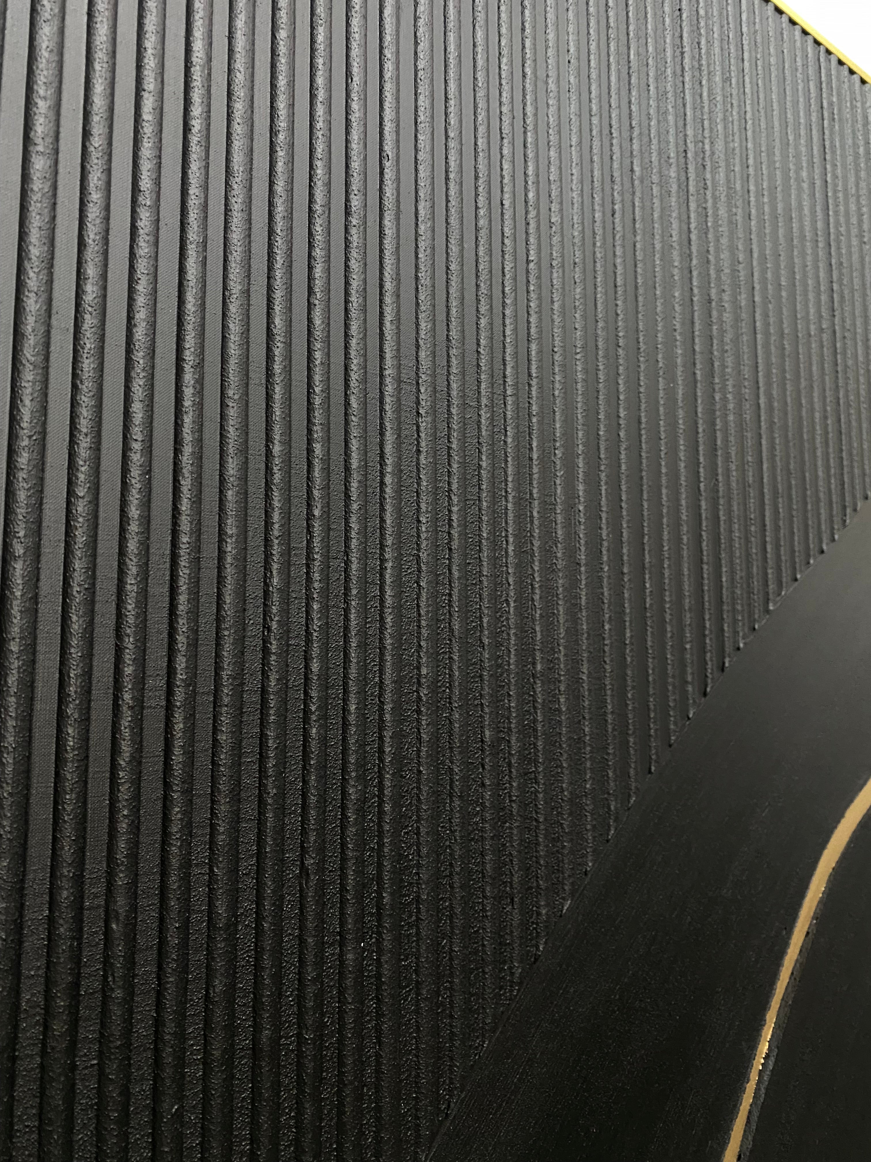 Sophisticated Black and Gold Abstract Painting for Luxury Homes #BM 023