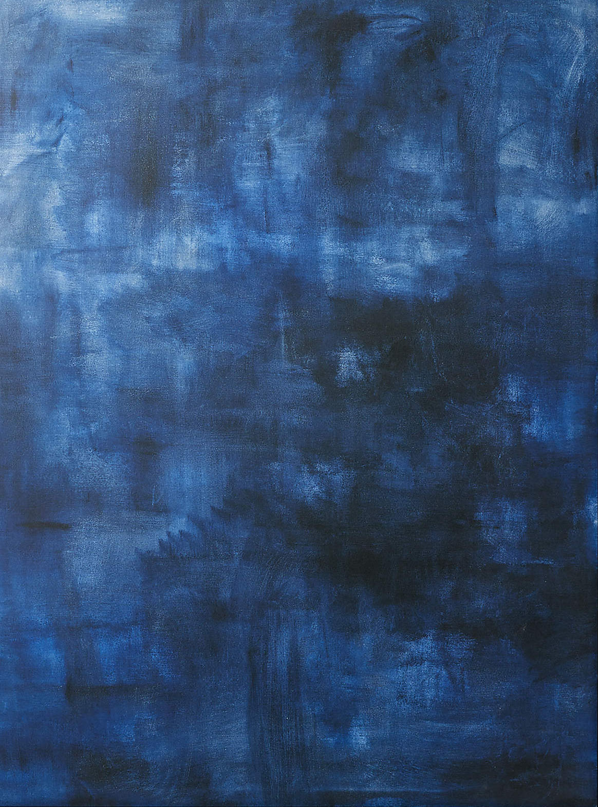Deep Blue Modern Minimalist Canvas With Depth and Texture #BGA 047