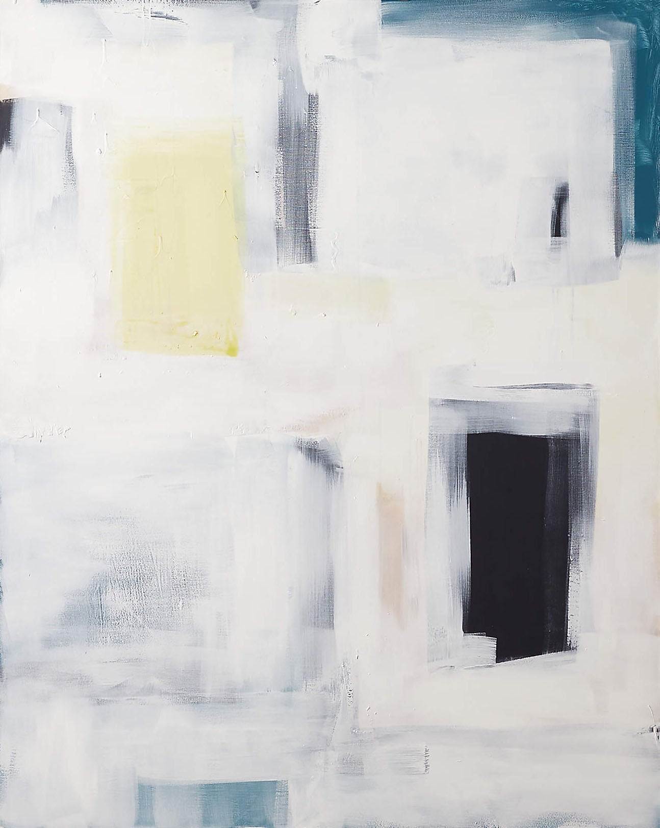 Minimalist Abstract Art With Geometric Shapes, Muted Colors #BGA 044