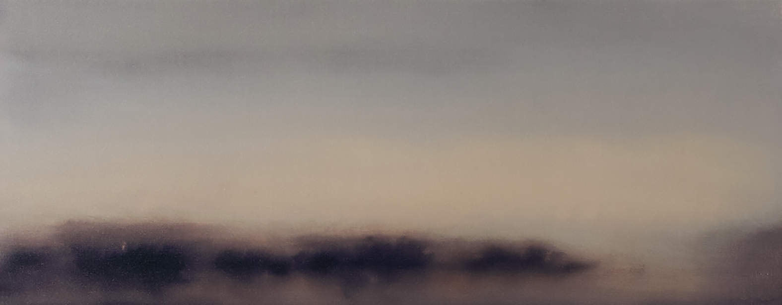 Abstract Landscape with Distant Purple Forms, Modern Wall Art #BGA 066