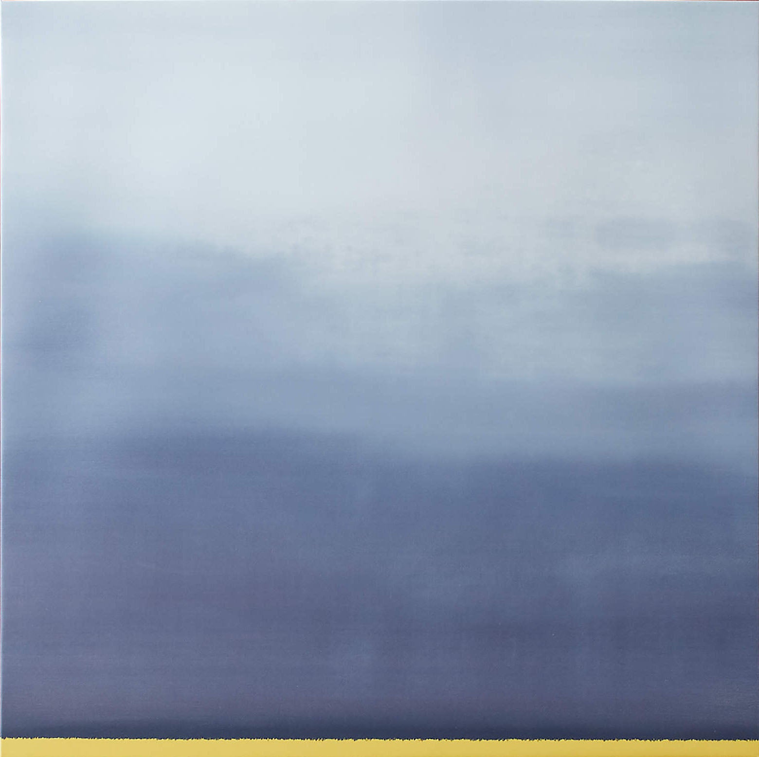 Minimalist Blue Horizon Abstraction with Distinct Color Bands #BGA 074