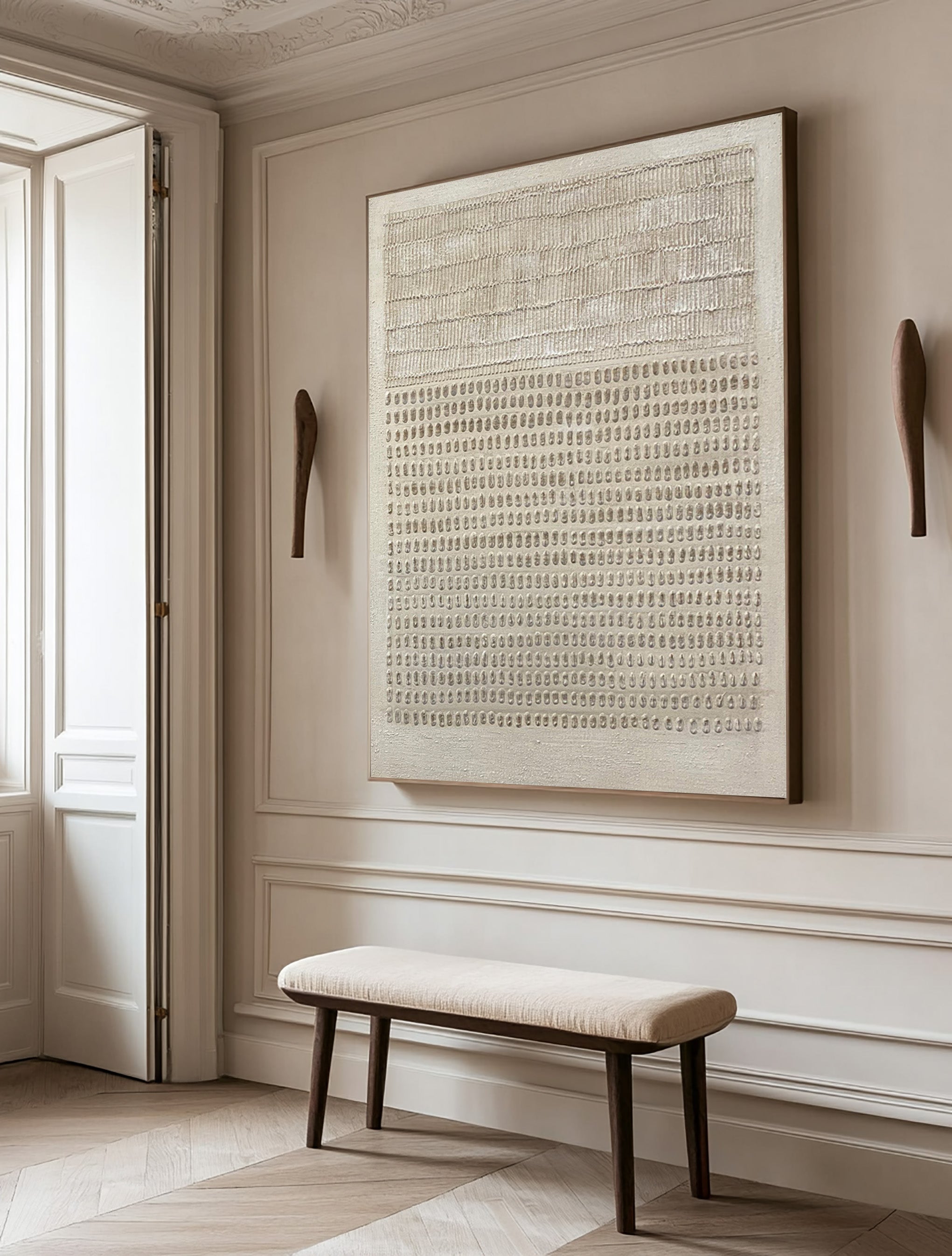 Handcrafted Wabi Sabi Wall Art for Modern Interiors #BGM 035