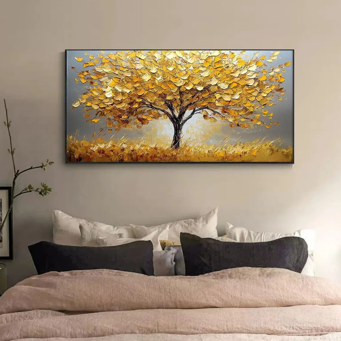 Autumn Tree Textured Wall Art #BGA 032