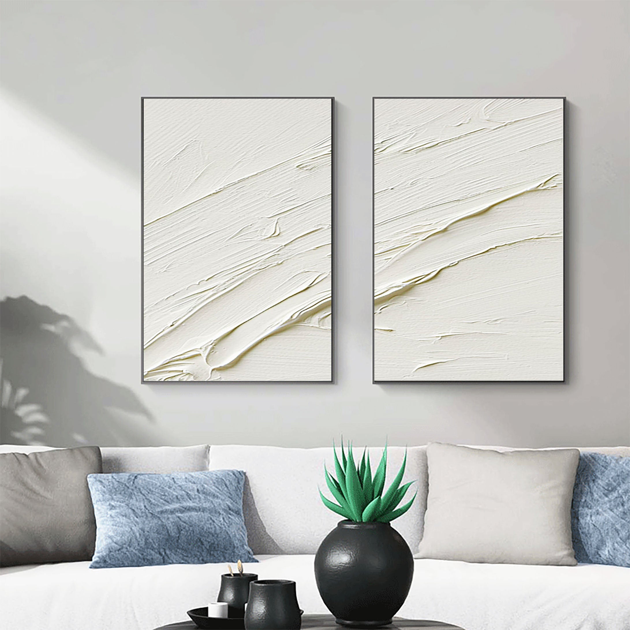 Abstract Tranquility Painting SET OF 2 #LL 001