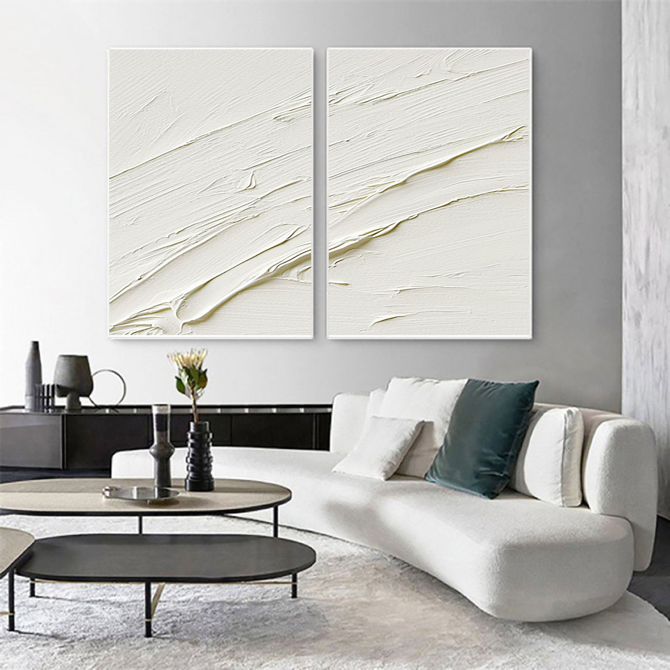 Abstract Tranquility Painting SET OF 2 #LL 001