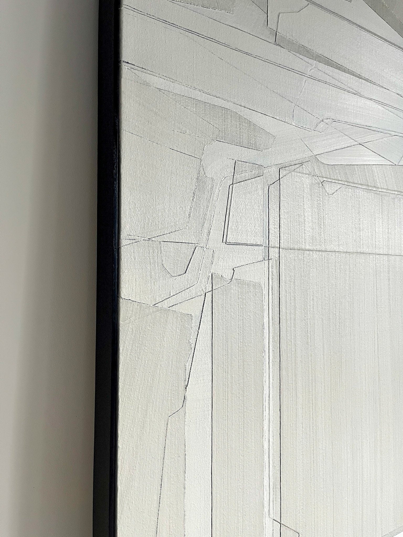 Grey Minimalist Painting #CXA 007