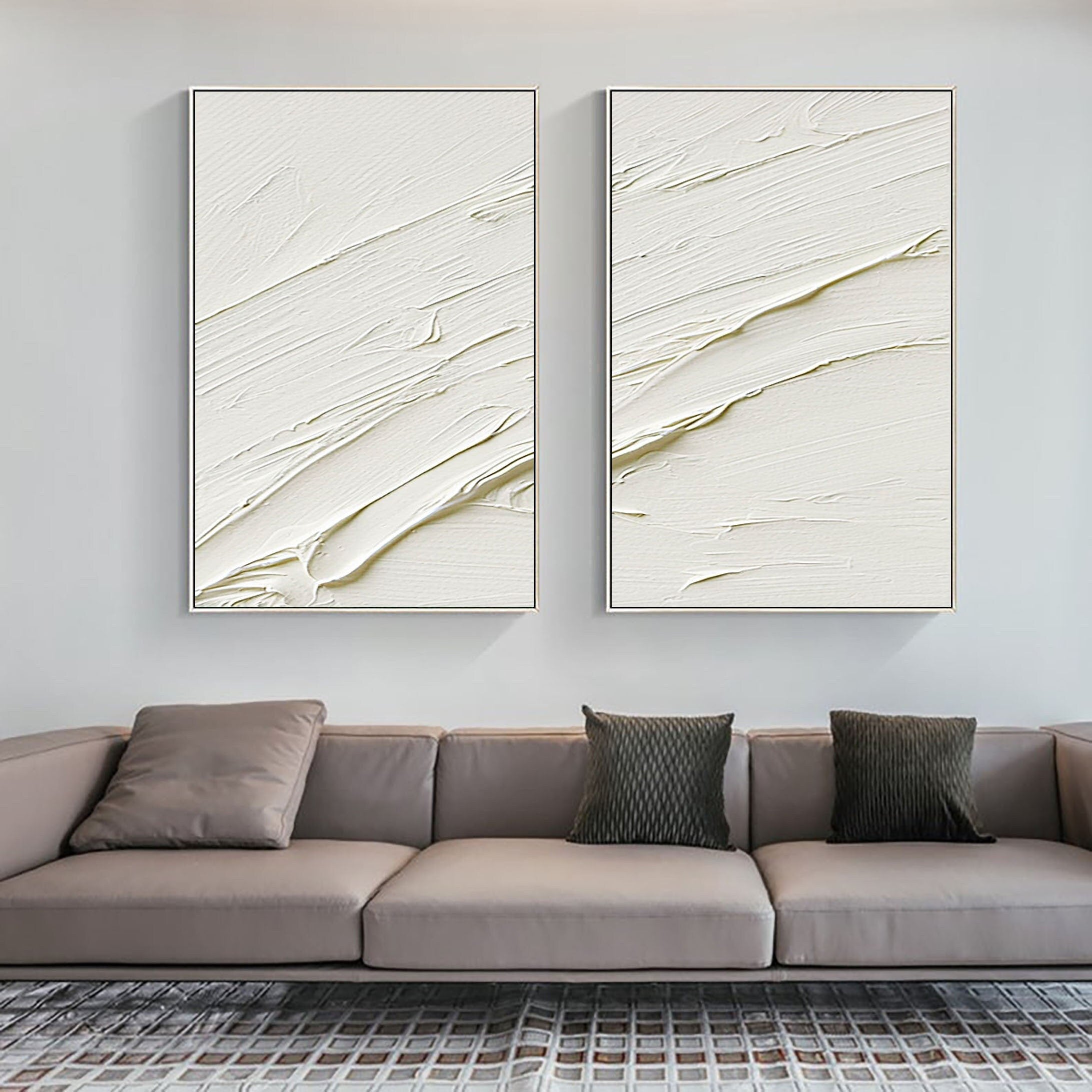Abstract Tranquility Painting SET OF 2 #LL 001