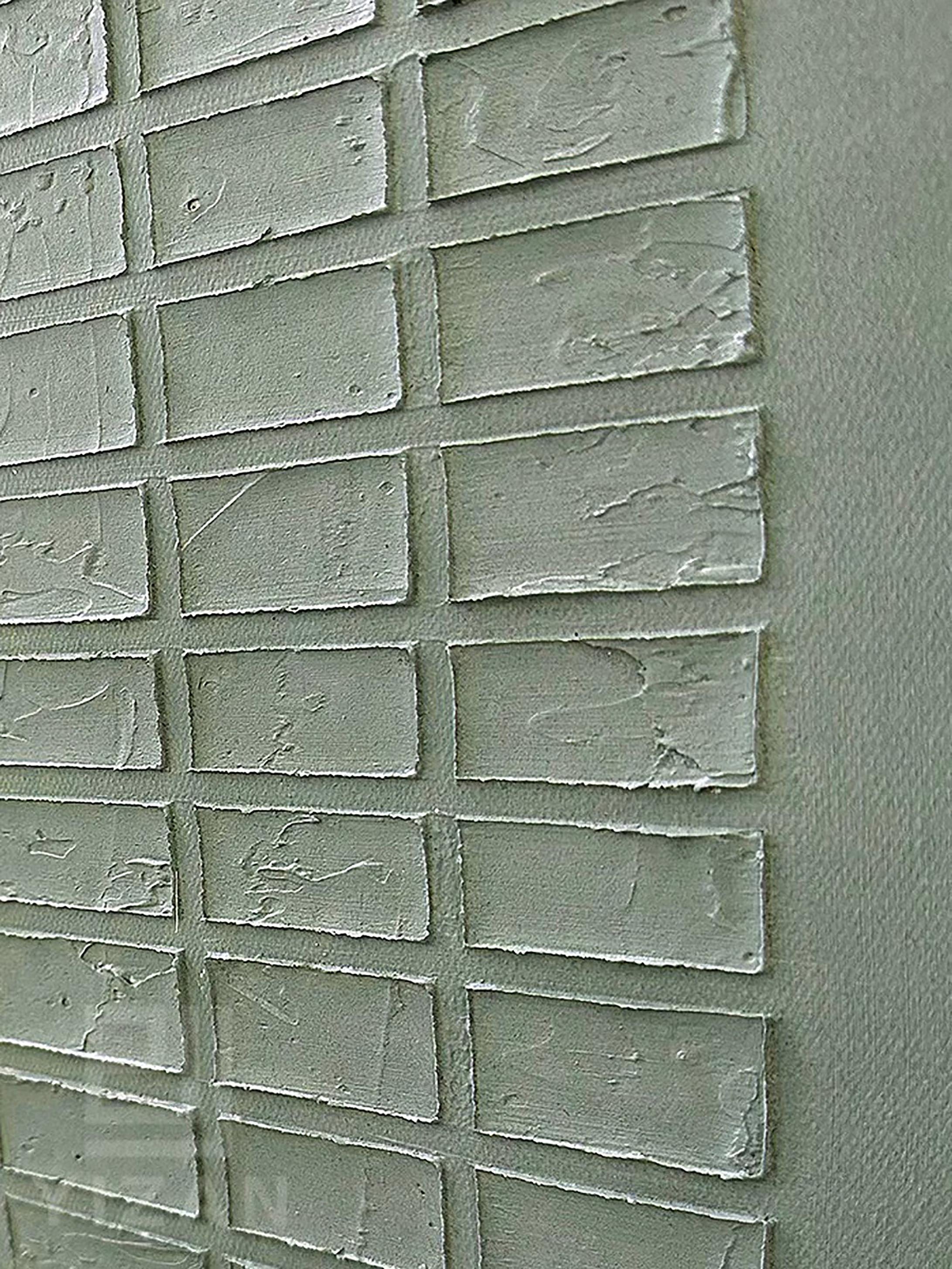 Blue & Green Abstract Painting #LL 009