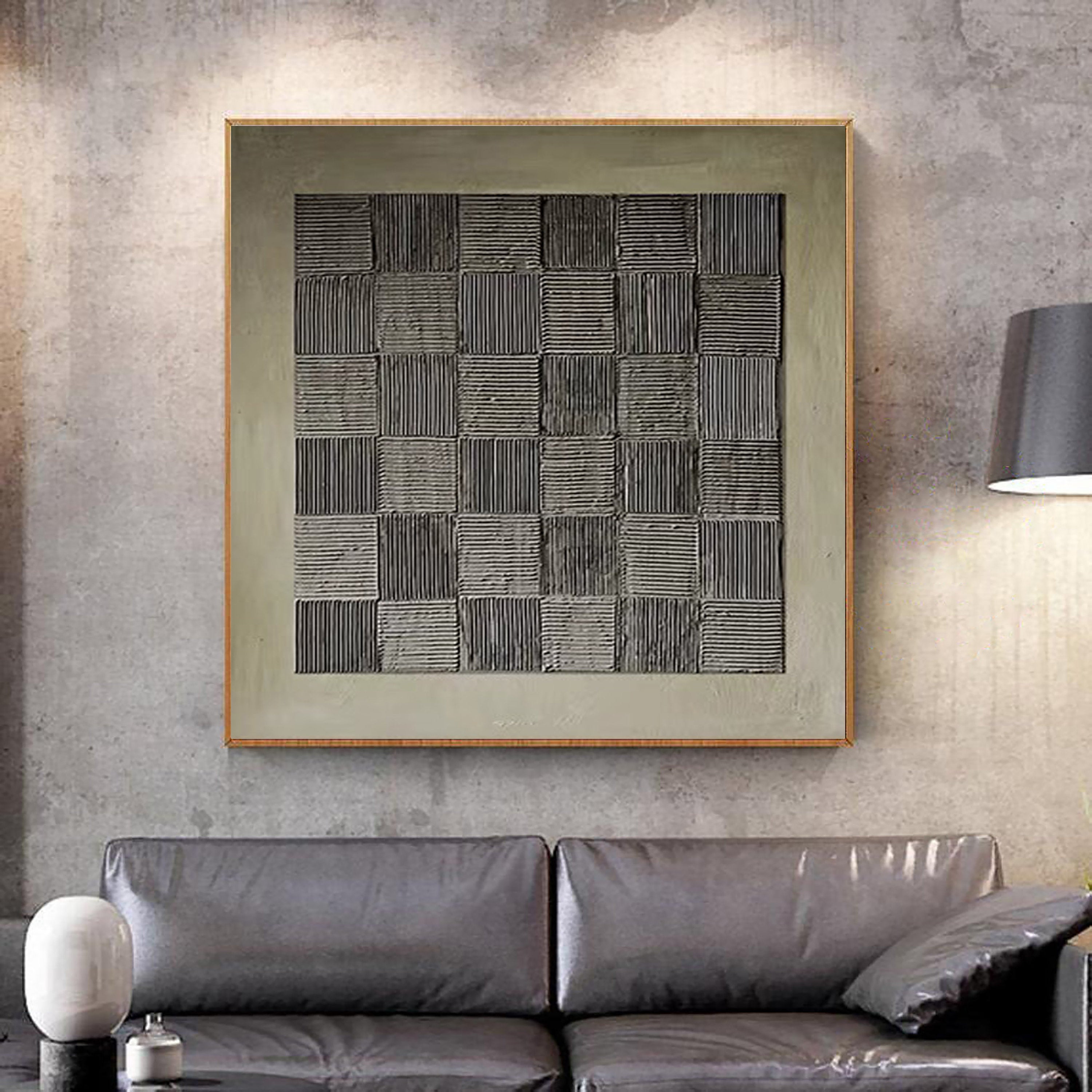 Blue & Green Abstract Painting #LL 011