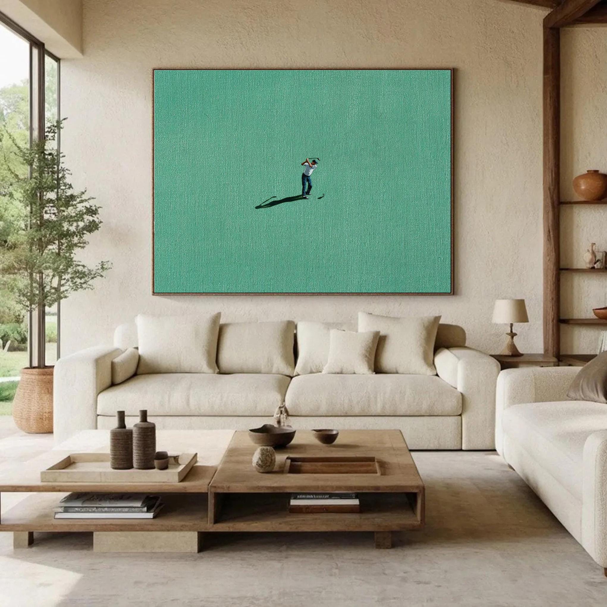 Minimalist Art of a Diver Entering Tranquil Waters #BGA 285