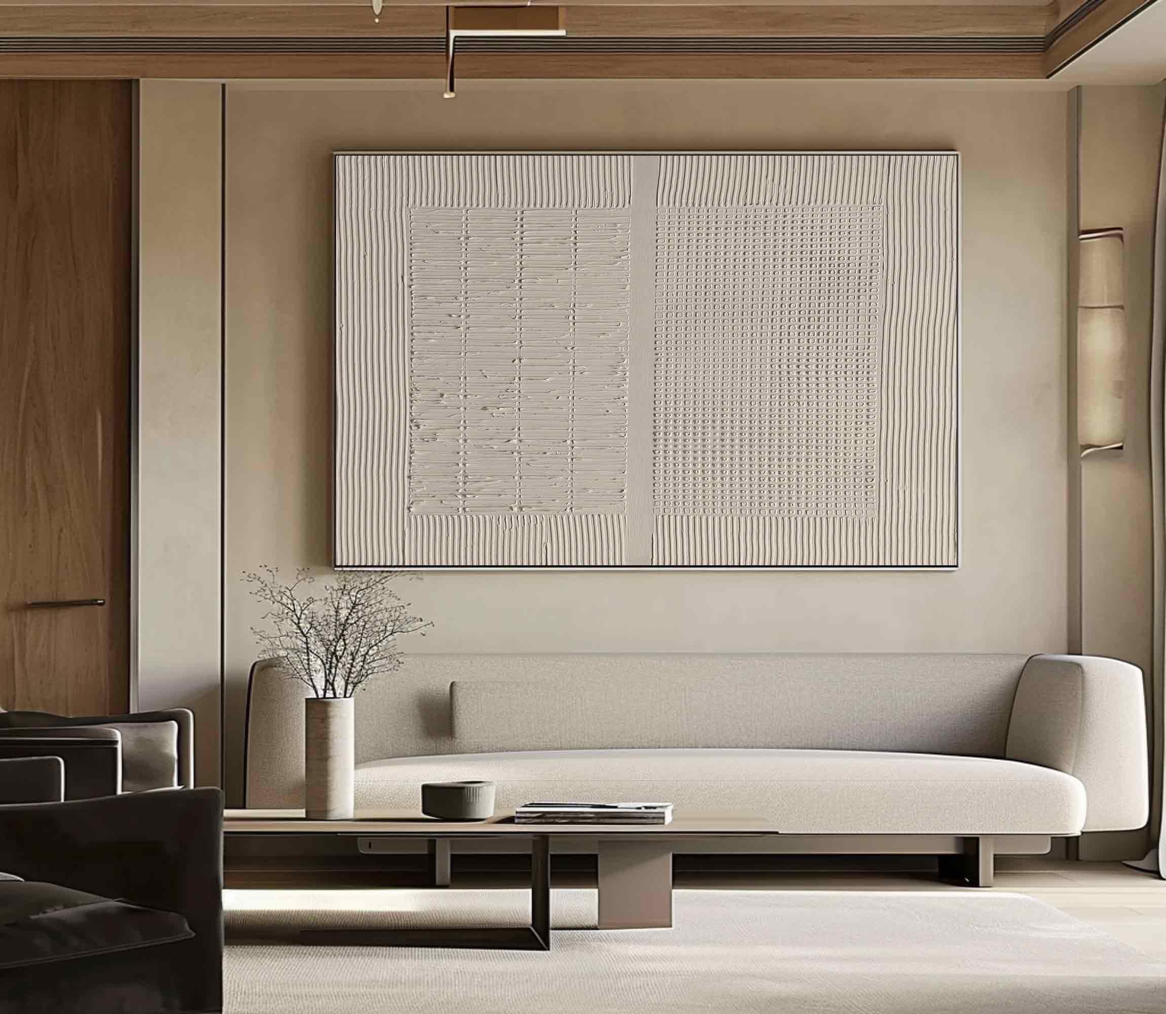 Abstract Impasto Painting Living Room Accent #WG 053
