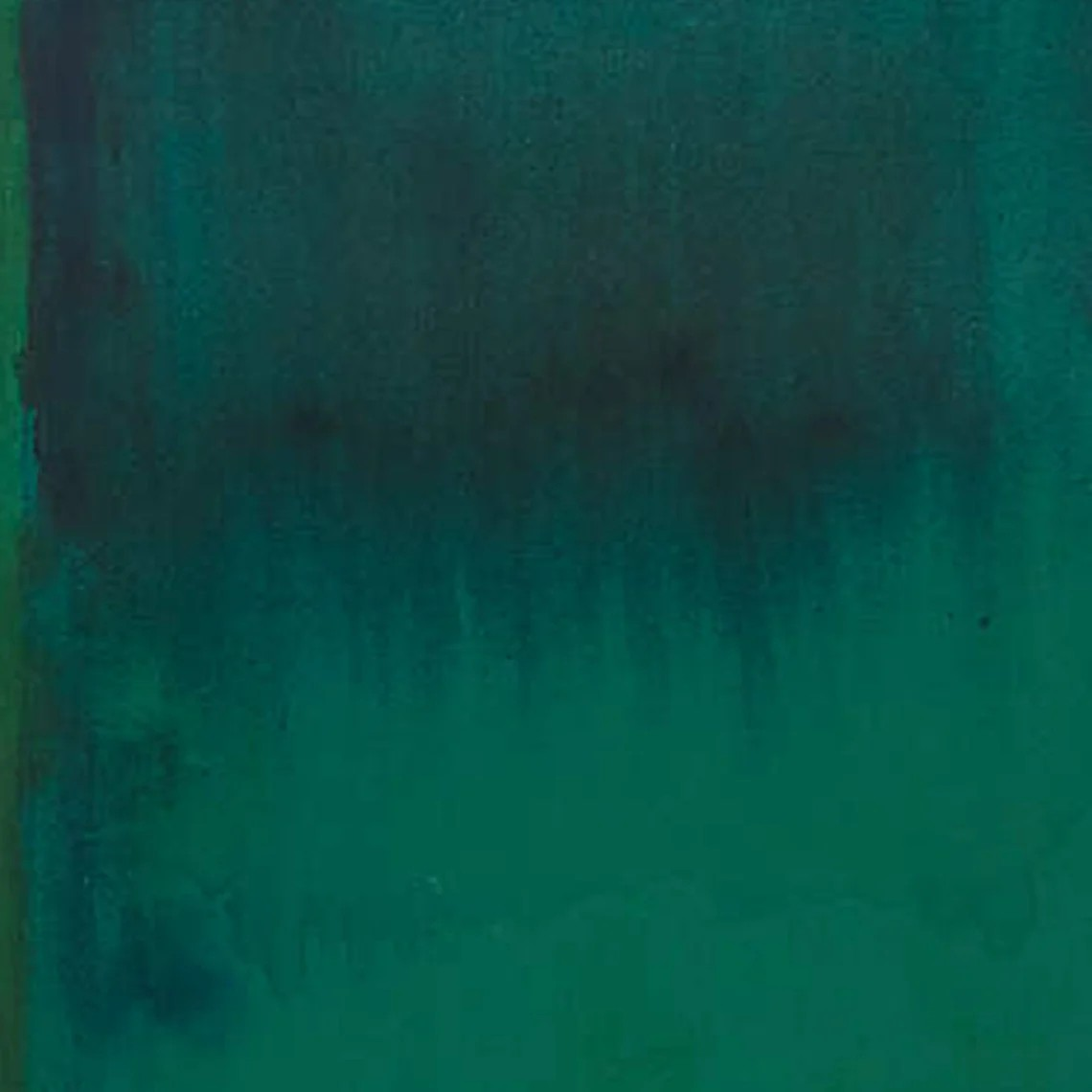 Aurora Green Abstract Painting, Textured Minimalist Art #BGA 116