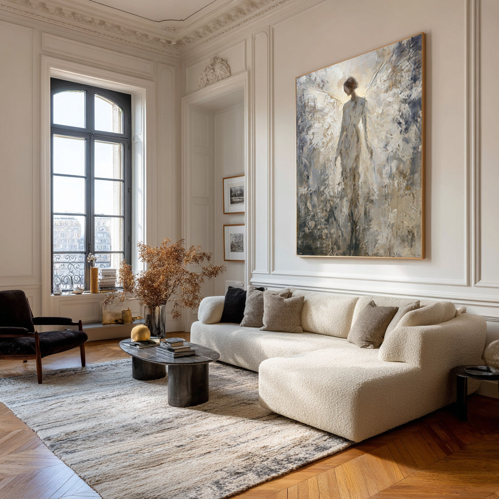 Ethereal Abstract Angel Art for Modern Homes #WG 009