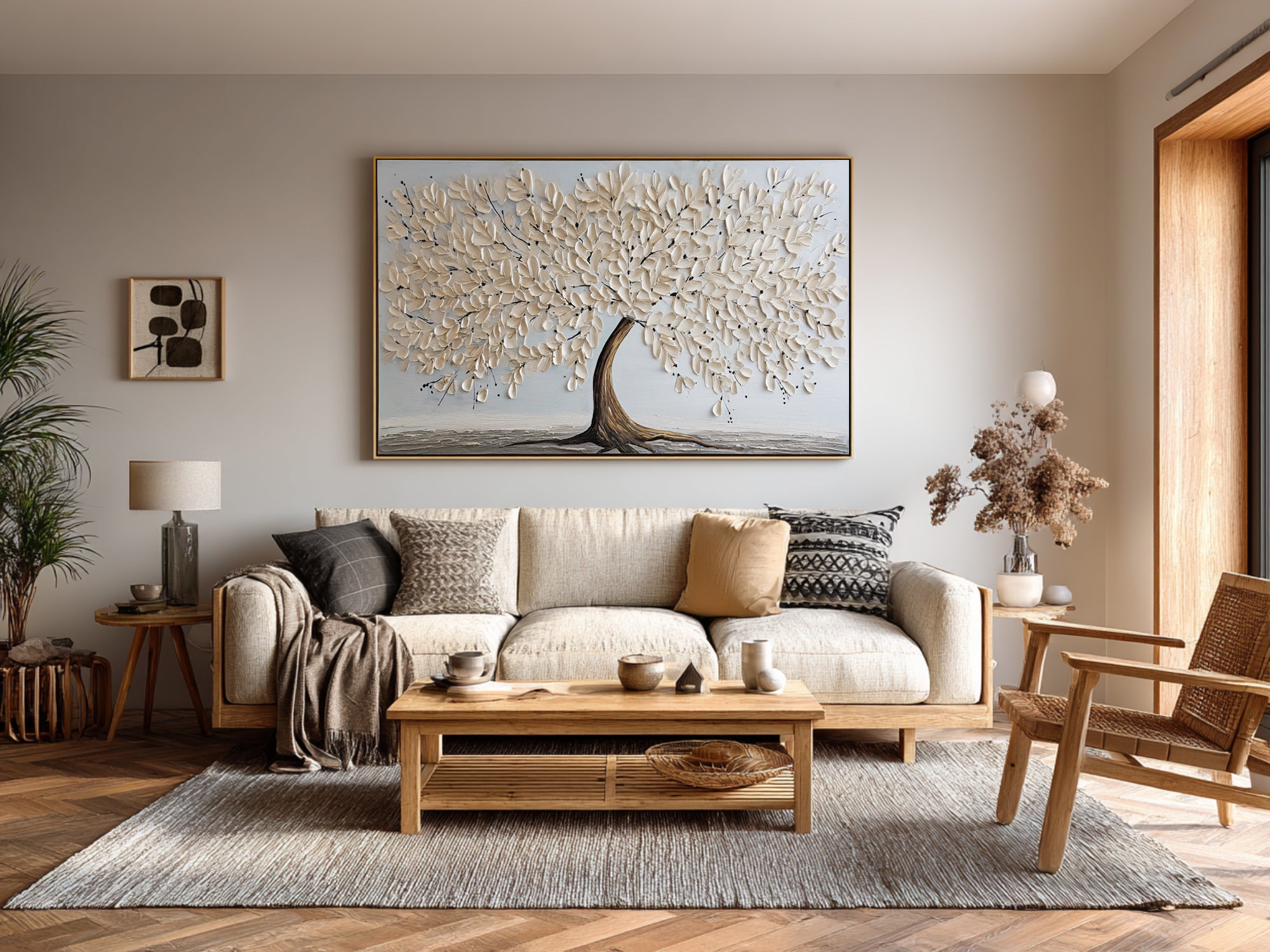 Large Abstract Tree Wall Art for Elegant Interiors #WG 061