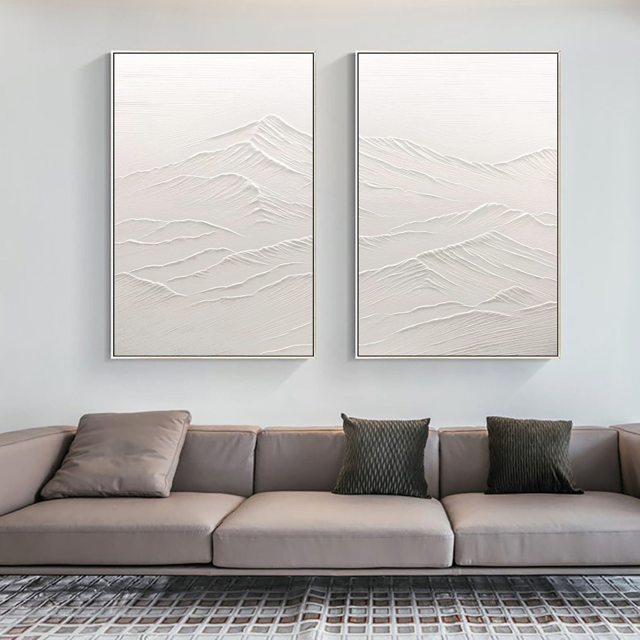 Abstract Tranquility Painting SET OF 2 #CXA 009