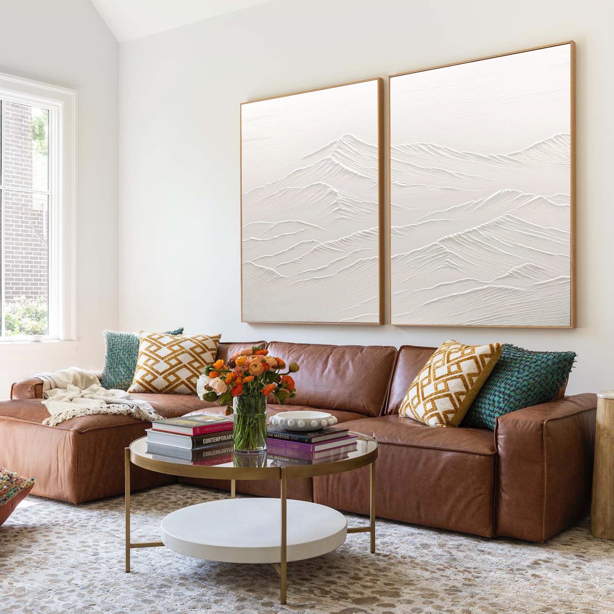 Abstract Tranquility Painting SET OF 2 #CXA 009