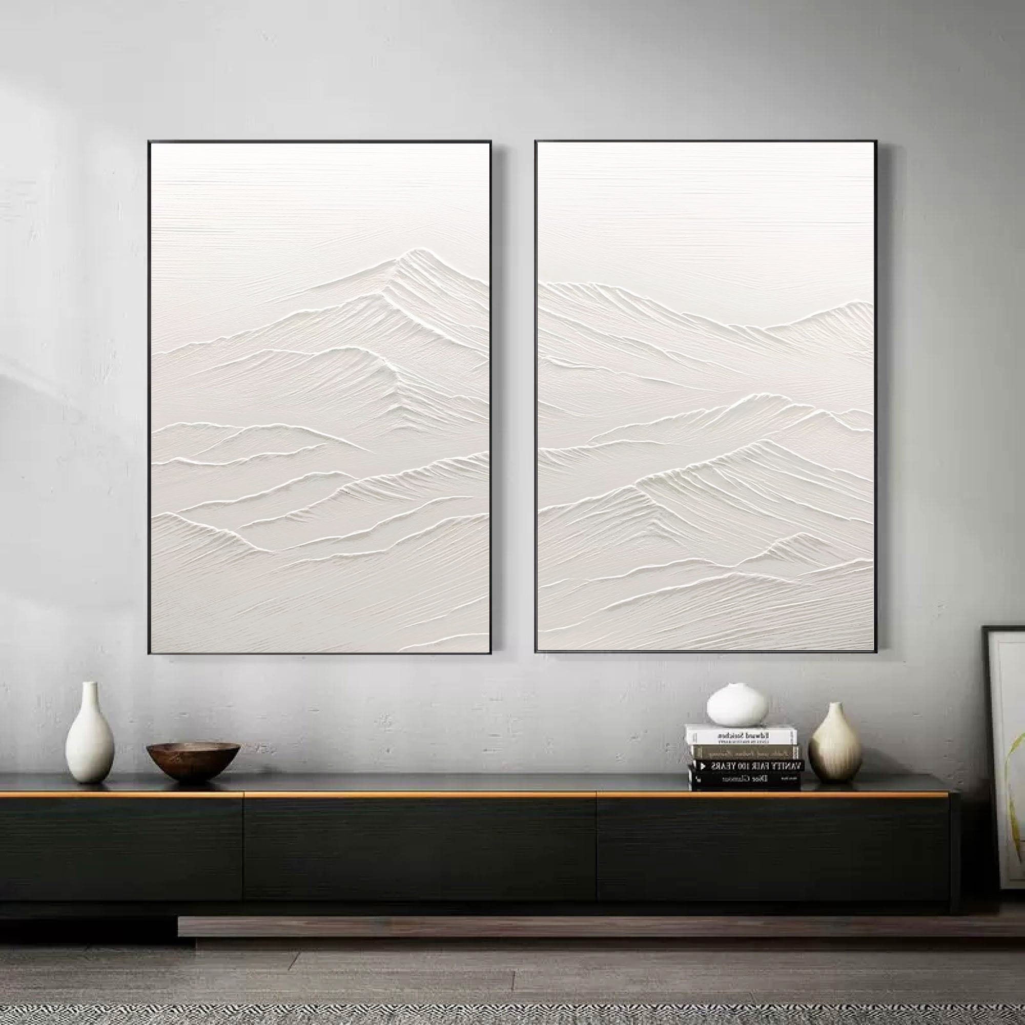 Abstract Tranquility Painting SET OF 2 #CXA 009