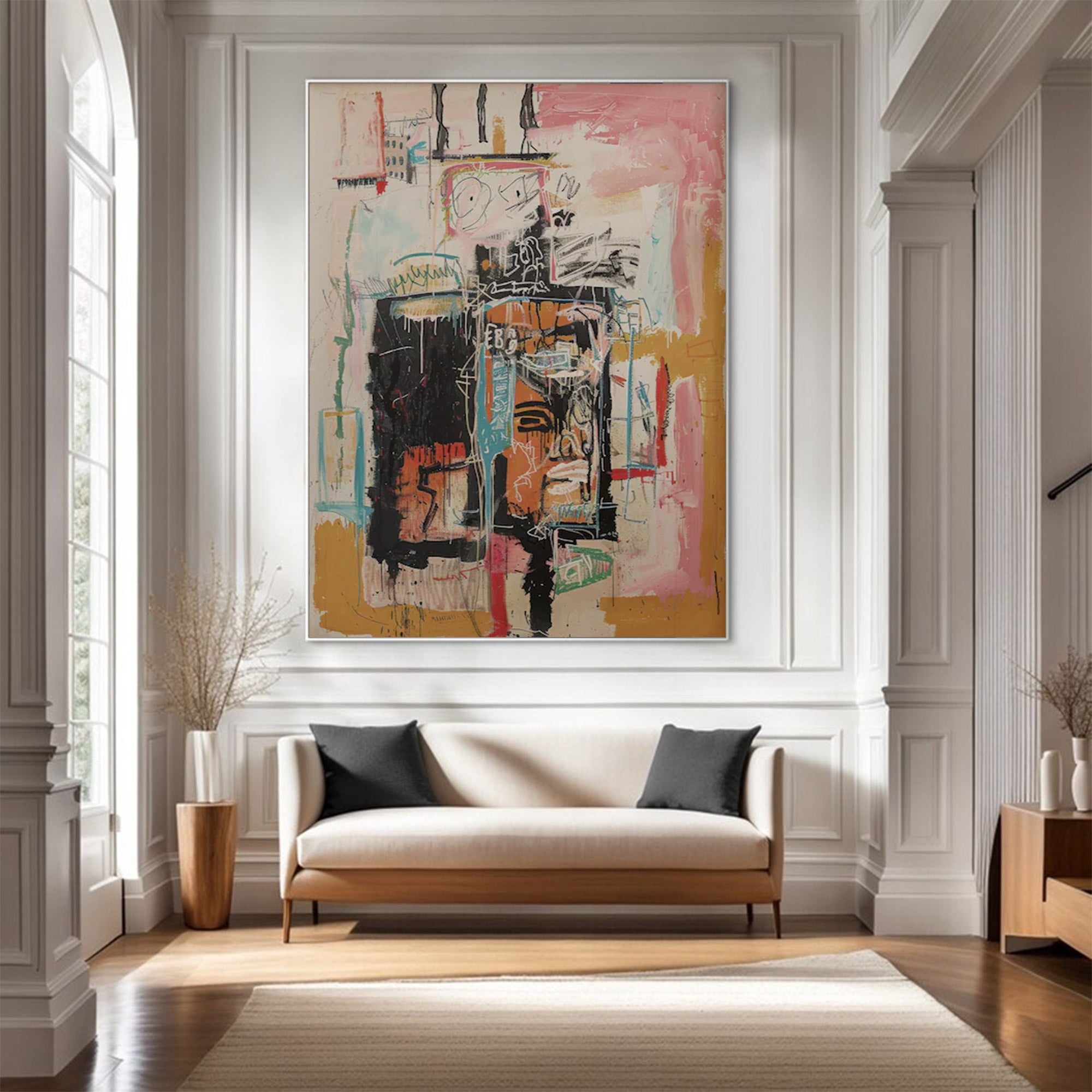Large Minimalist Abstract Textured Art | ArtvistaGallery  #WGA 001