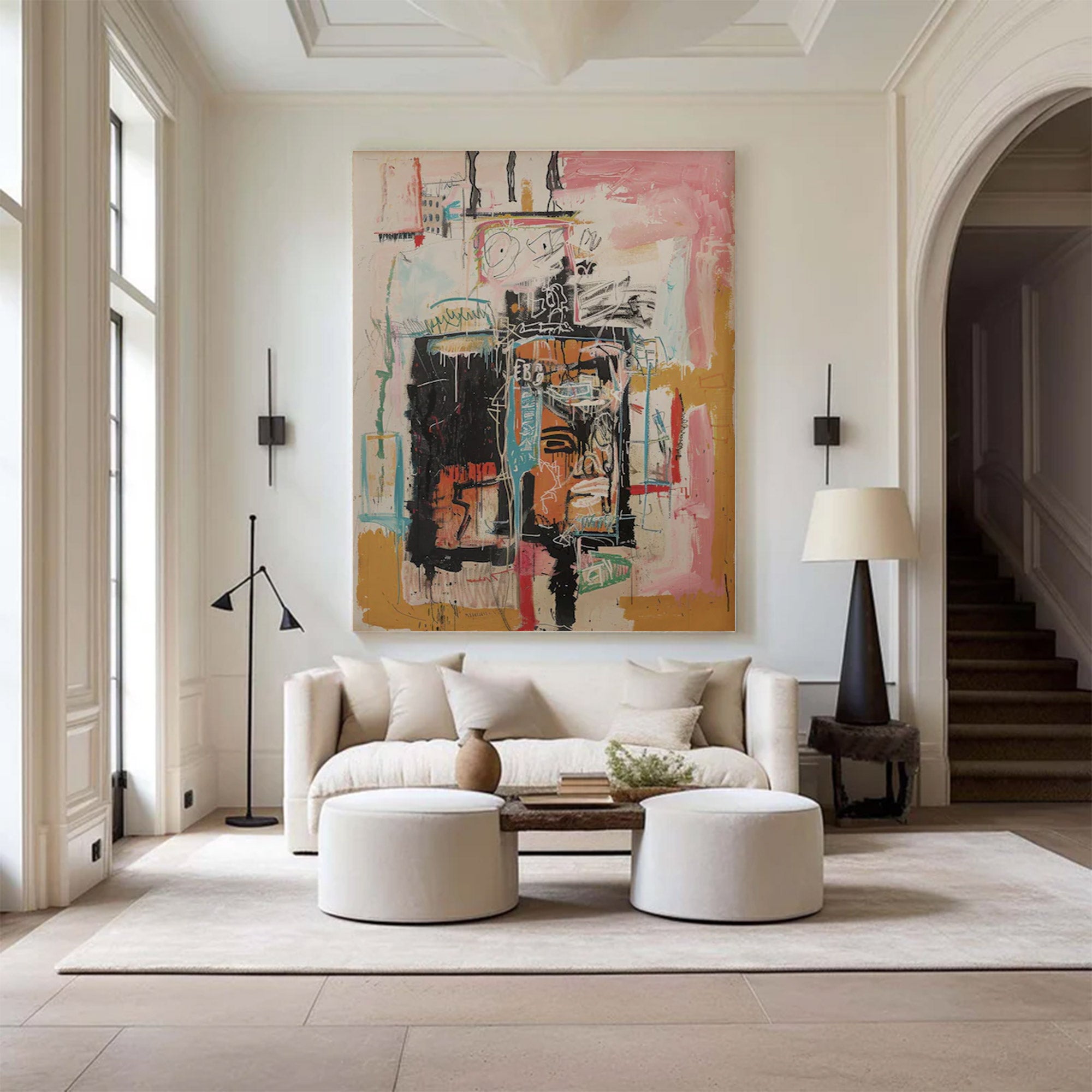 Large Minimalist Abstract Textured Art | ArtvistaGallery  #WGA 001