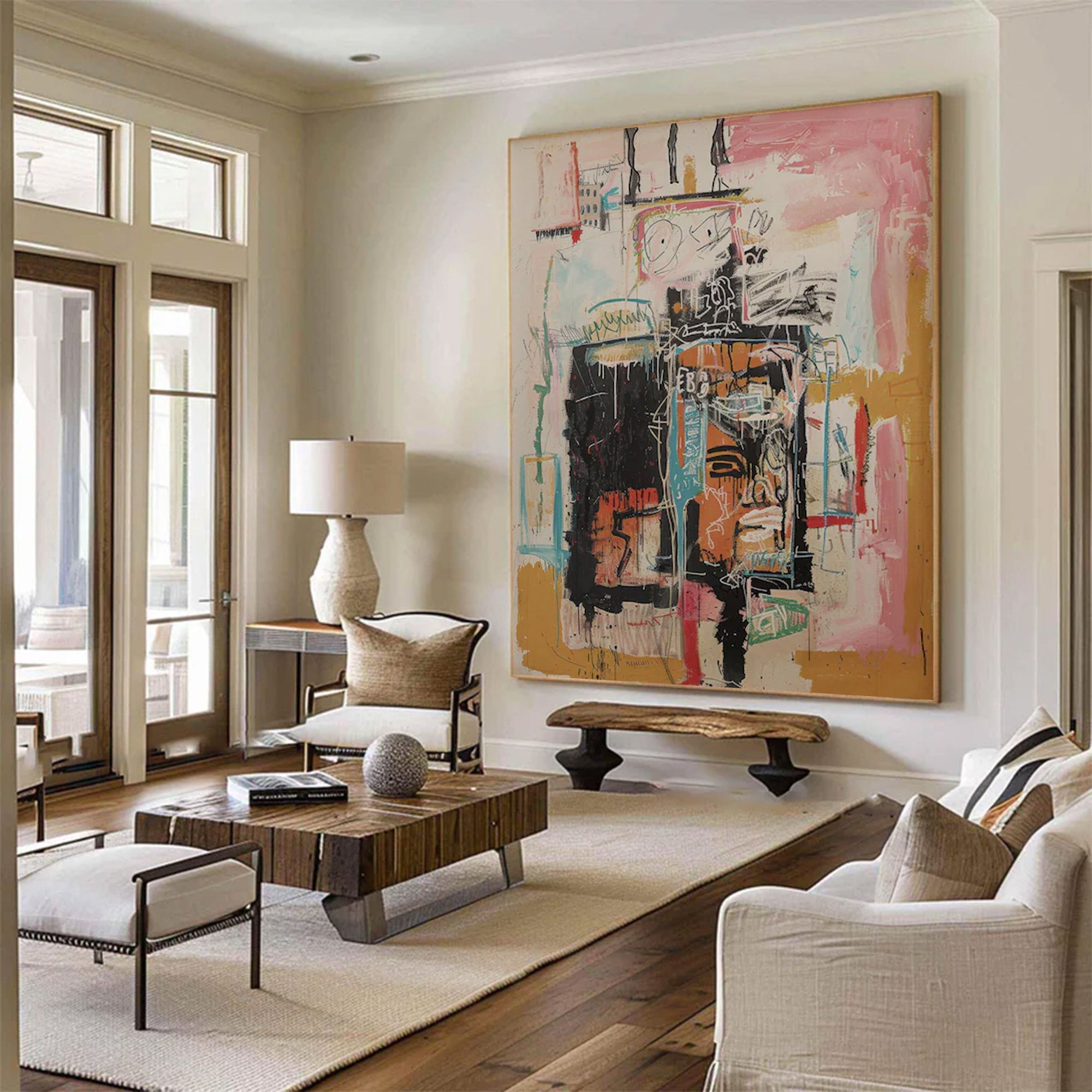 Large Minimalist Abstract Textured Art | ArtvistaGallery  #WGA 001