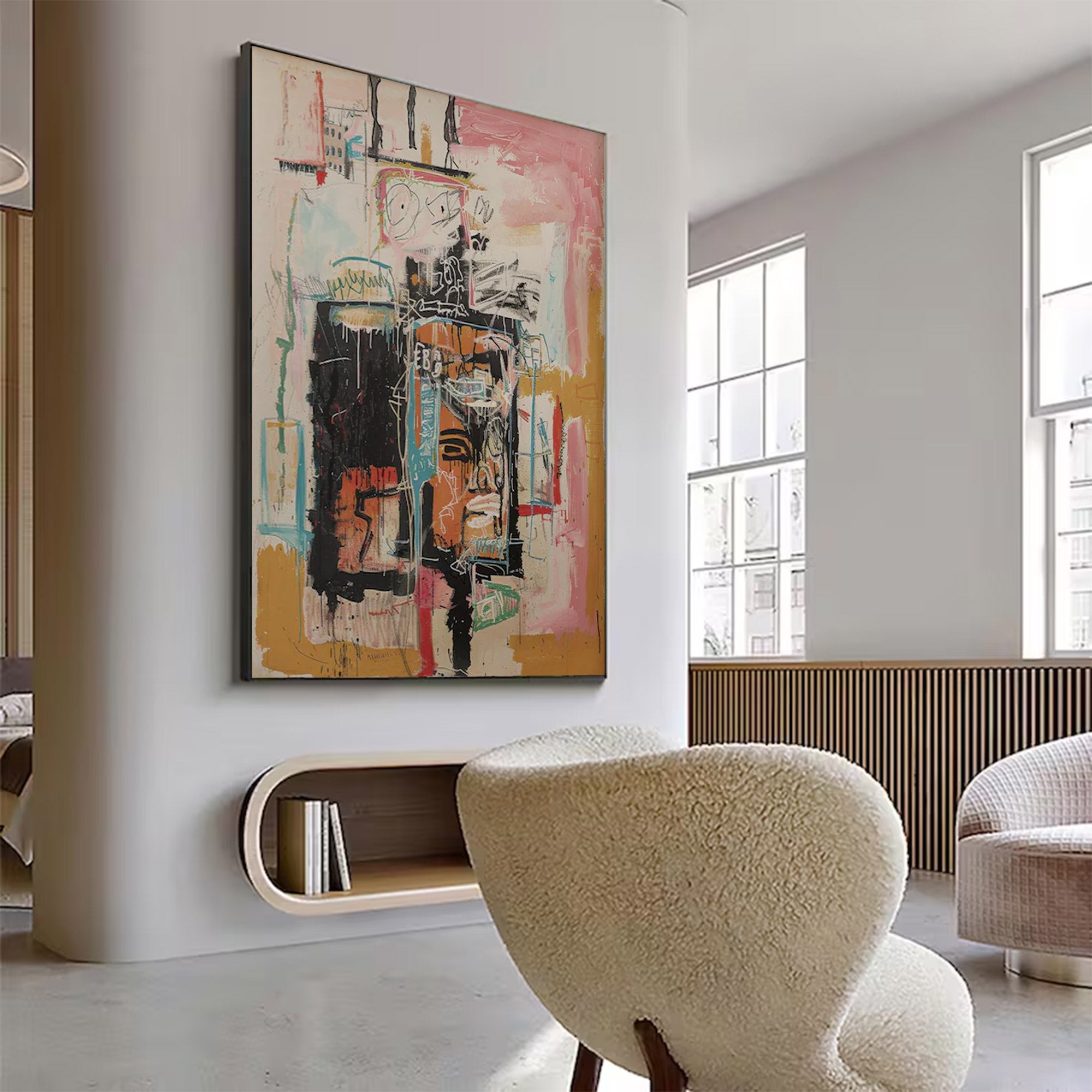 Large Minimalist Abstract Textured Art | ArtvistaGallery  #WGA 001