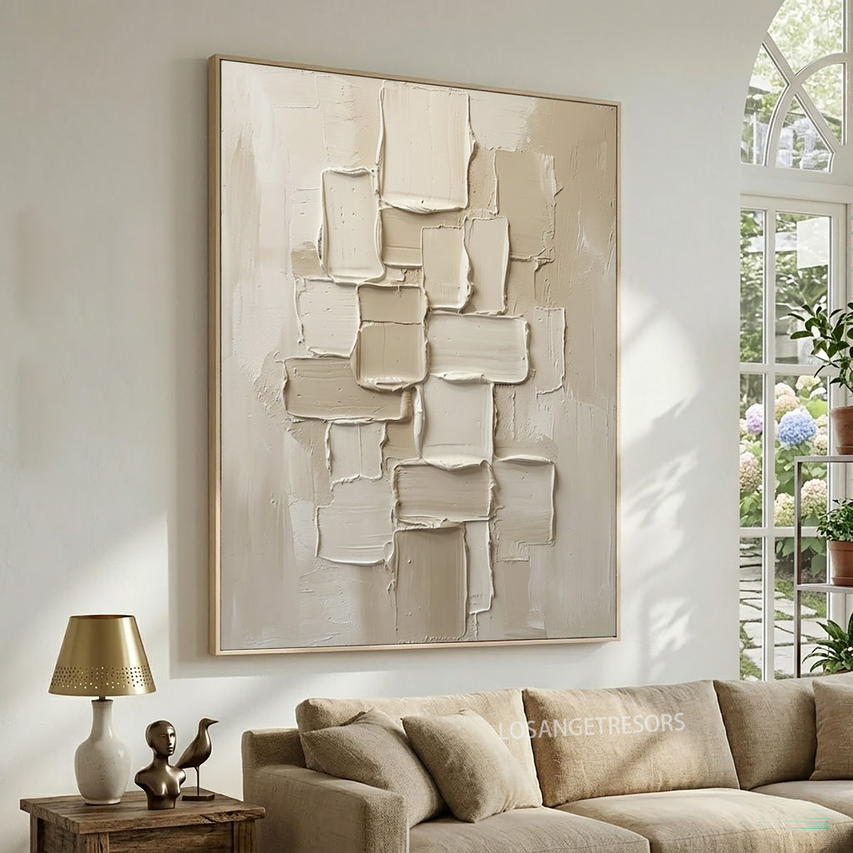 Fragments Of White Silence Large White Abstract Wall Art Textured Contemporary Painting Minimalist Luxury Decor