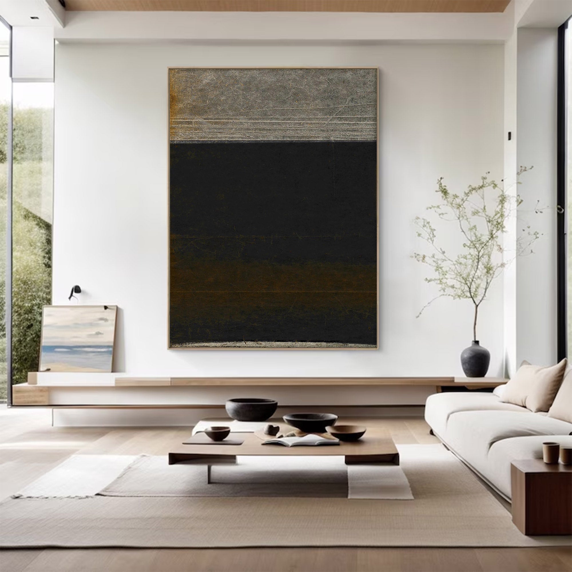 Large Abstract Distressed Wall Art | ArtvistaGallery  #WG 108