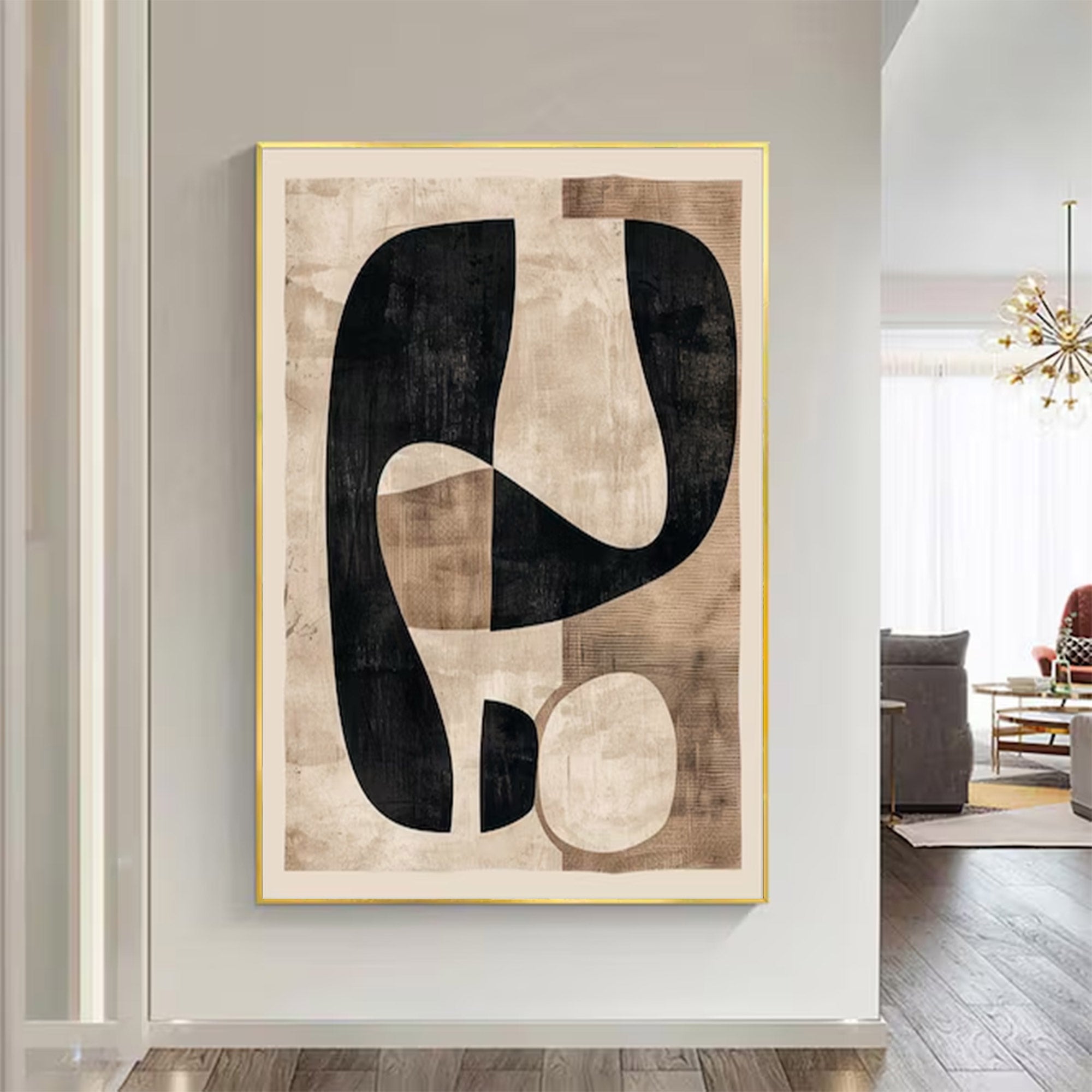 Large Modern Minimalist Abstract Art | ArtvistaGallery  #WGA 017