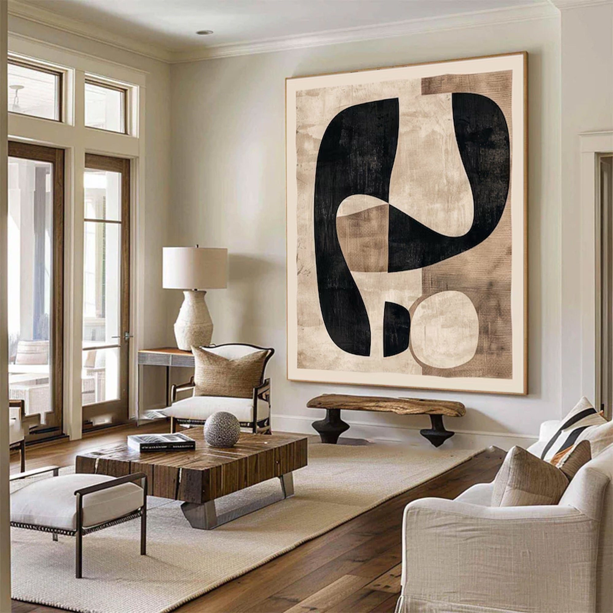 Large Modern Minimalist Abstract Art | ArtvistaGallery  #WGA 017