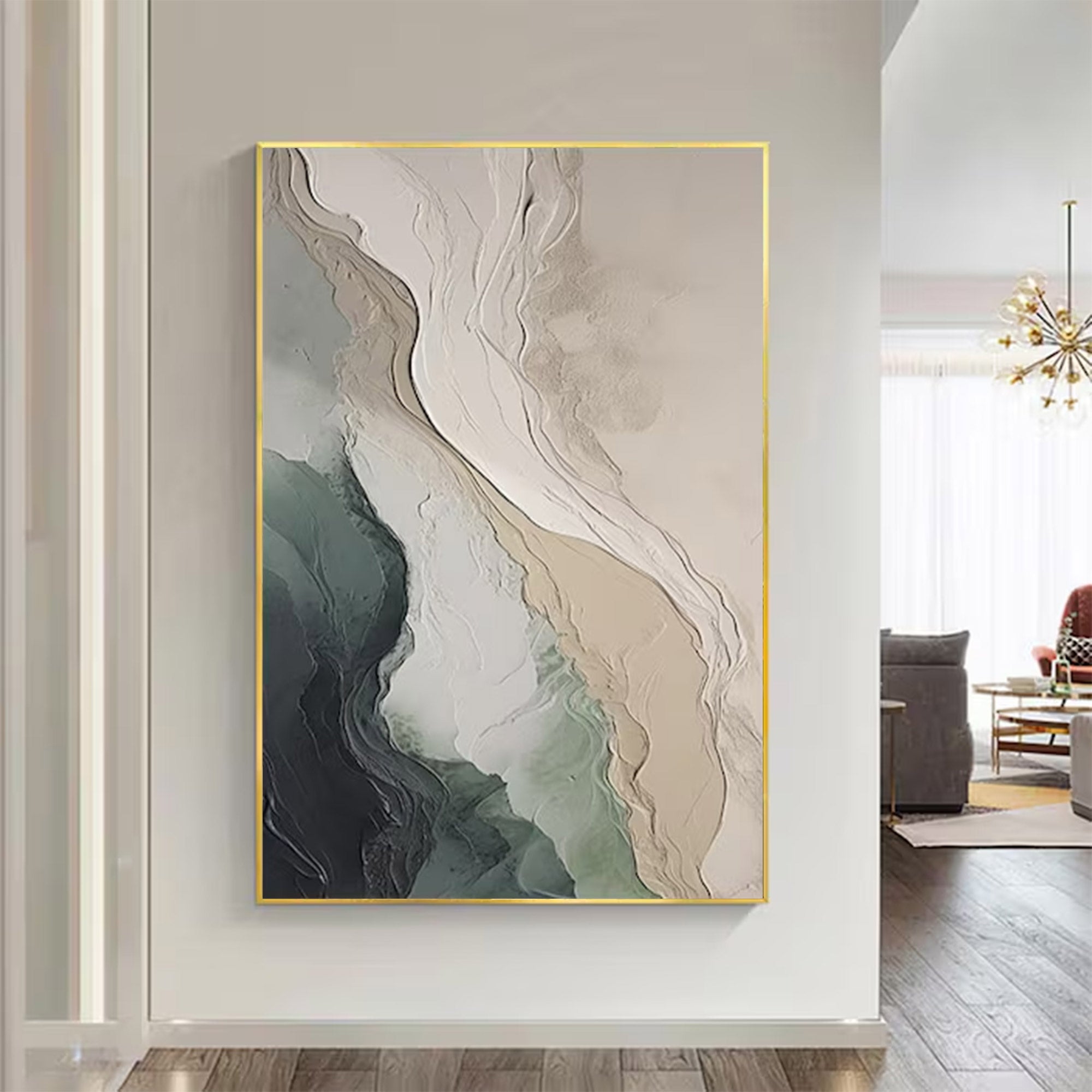 Large Contemporary Abstract Organic Art | ArtvistaGallery  #WGA 018