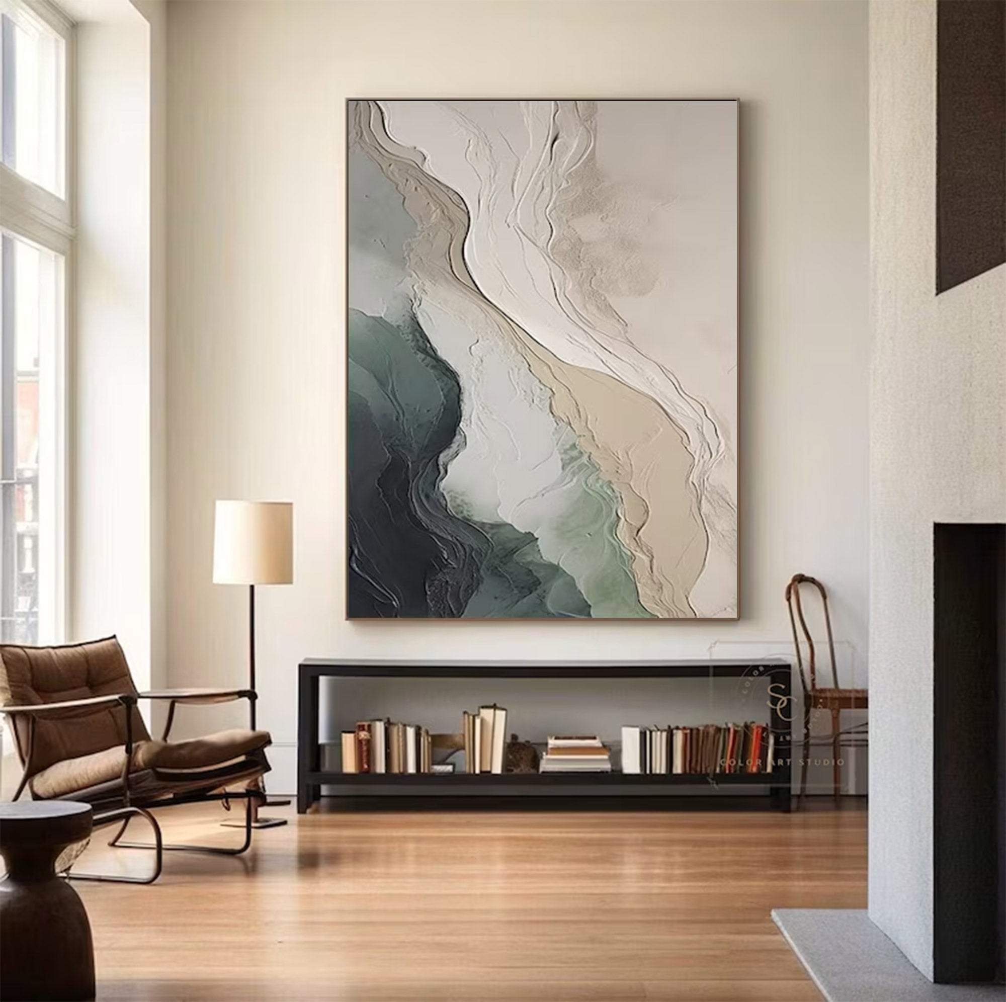 Large Contemporary Abstract Organic Art | ArtvistaGallery  #WGA 018