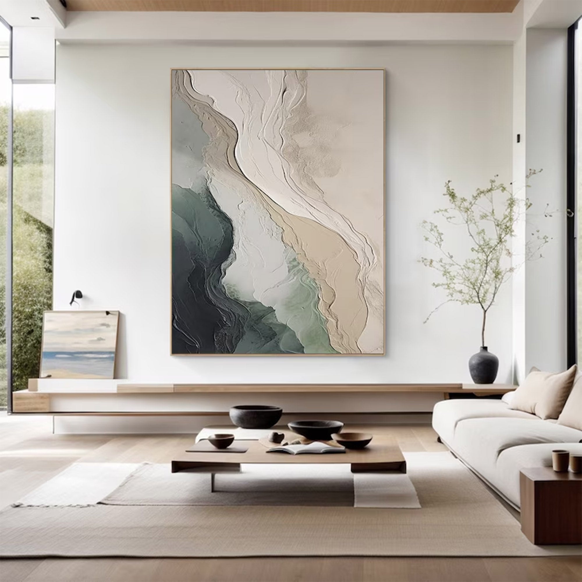 Large Contemporary Abstract Organic Art | ArtvistaGallery  #WGA 018