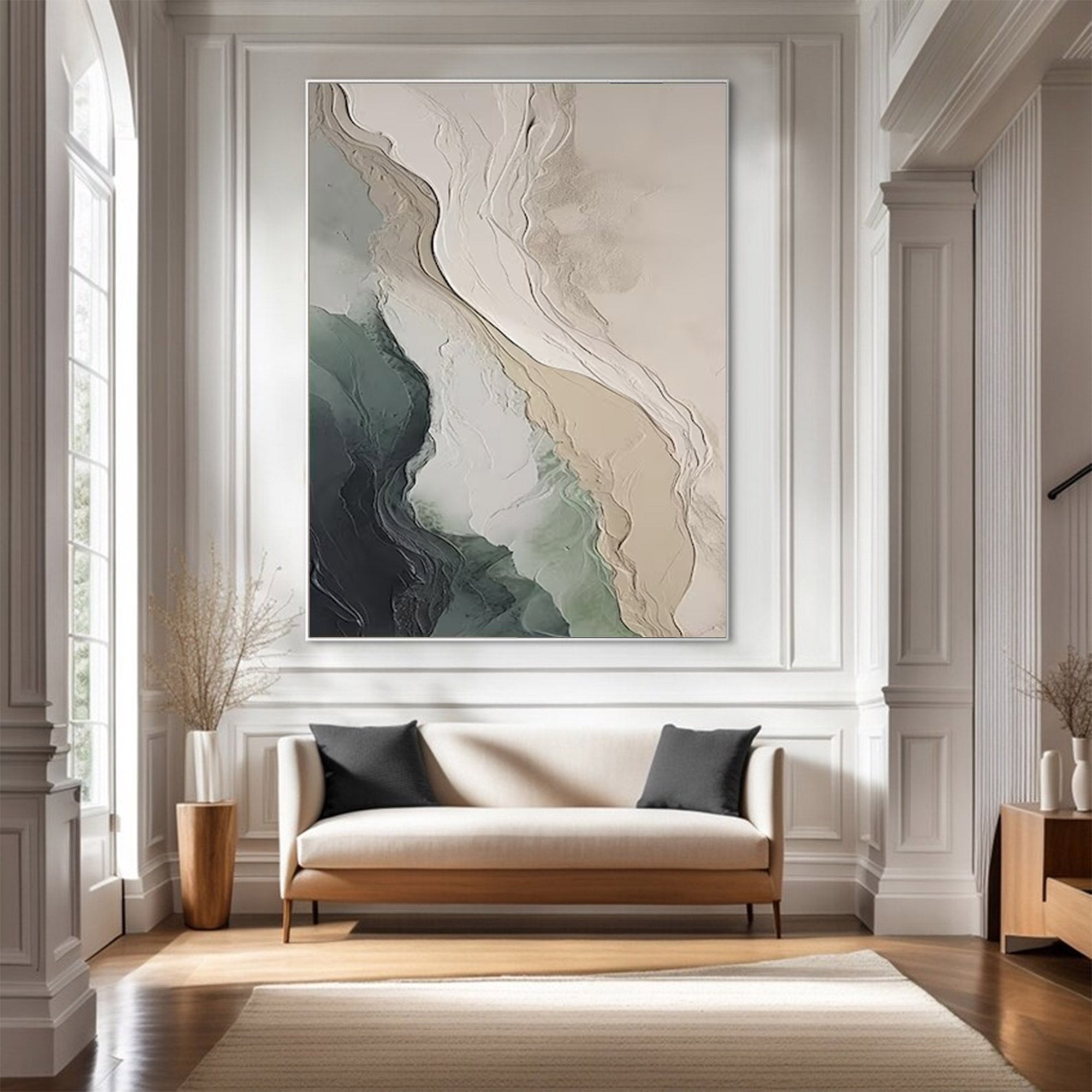 Large Contemporary Abstract Organic Art | ArtvistaGallery  #WGA 018