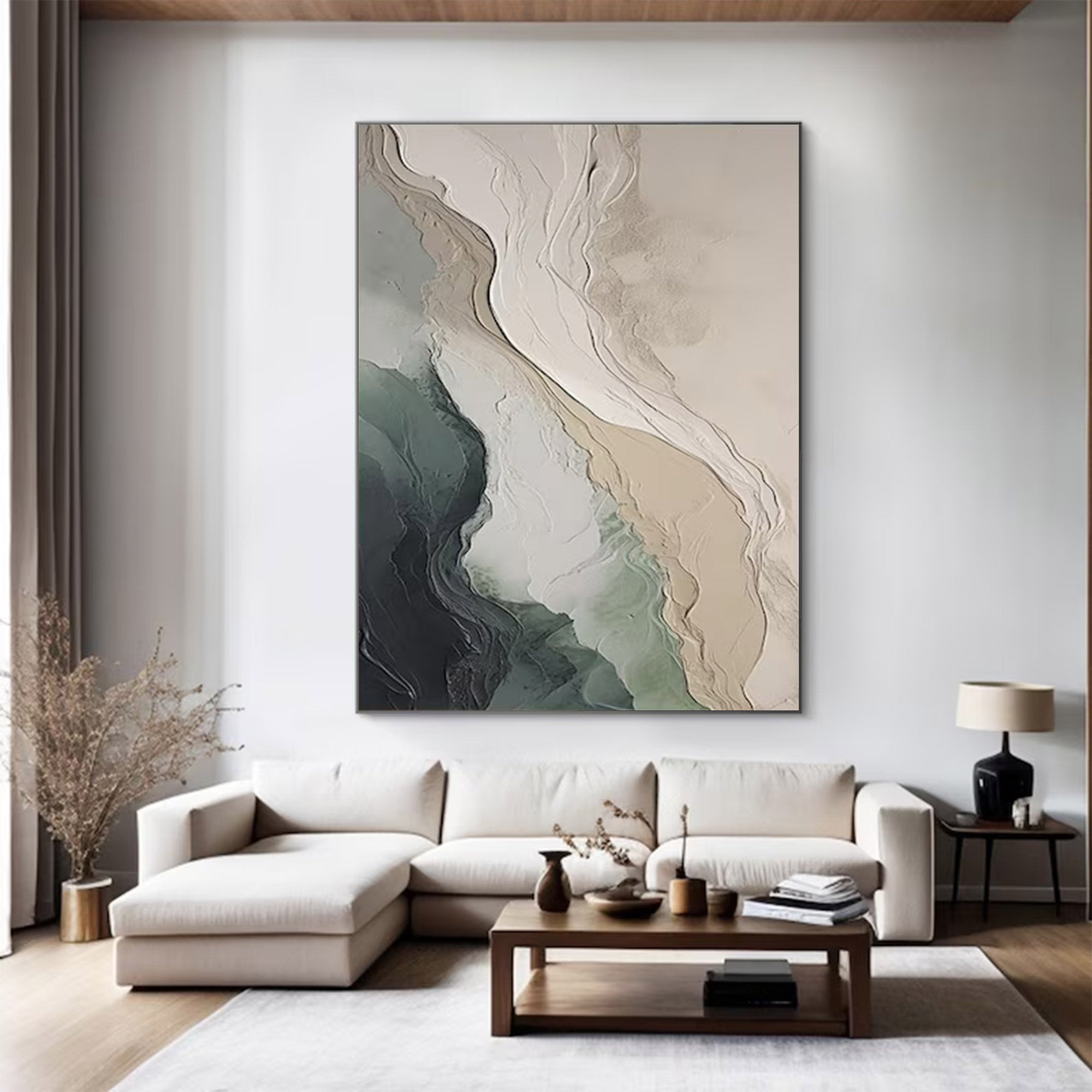 Large Contemporary Abstract Organic Art | ArtvistaGallery  #WGA 018
