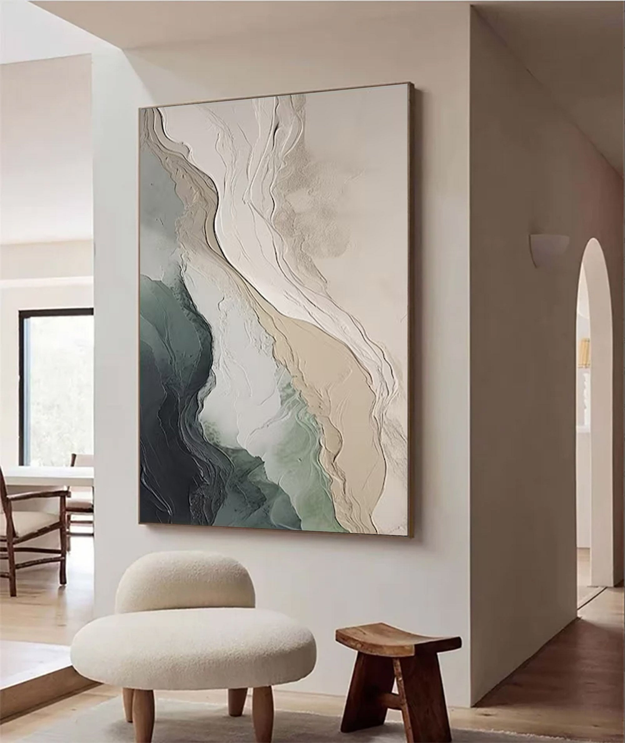 Large Contemporary Abstract Organic Art | ArtvistaGallery  #WGA 018