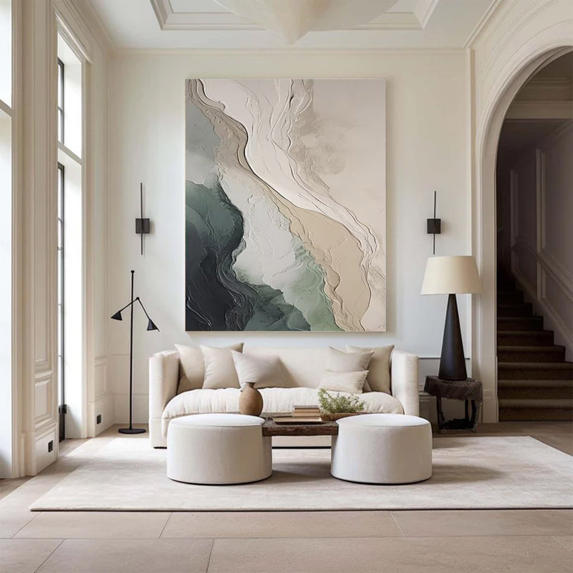 Large Contemporary Abstract Organic Art | ArtvistaGallery  #WGA 018