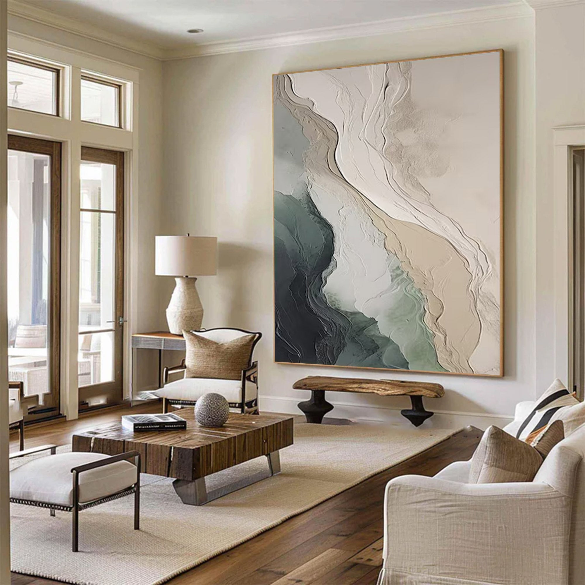 Large Contemporary Abstract Organic Art | ArtvistaGallery  #WGA 018