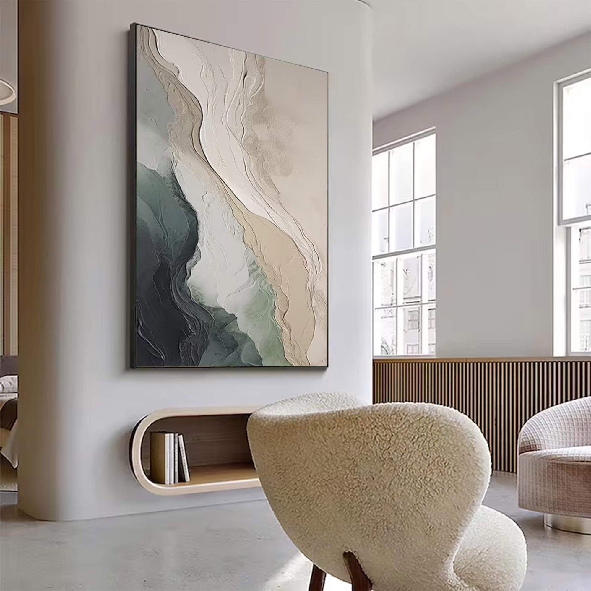 Large Contemporary Abstract Organic Art | ArtvistaGallery  #WGA 018