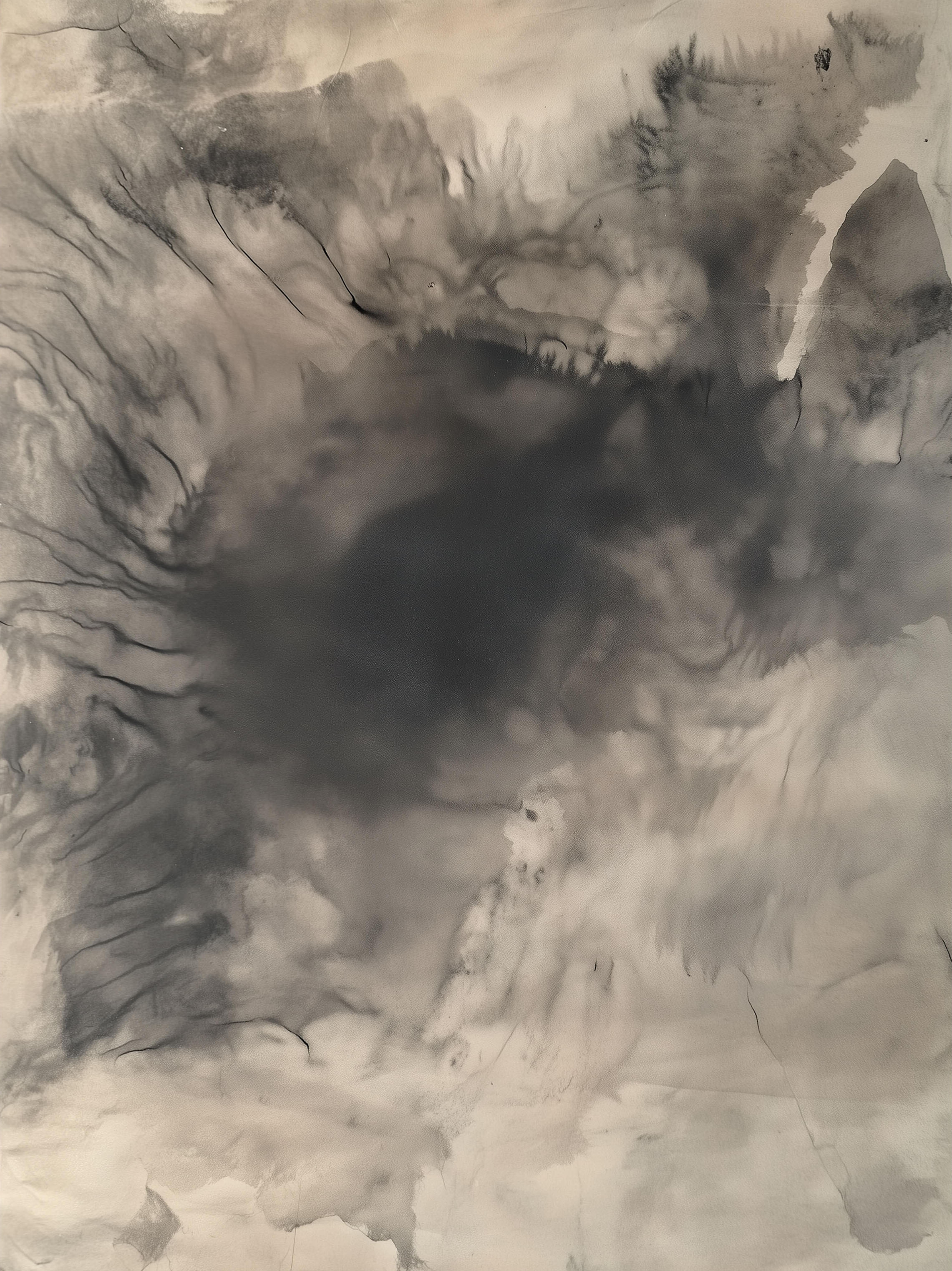 Large Abstract Fluid Neutral Art | ArtvistaGallery  #WG 115