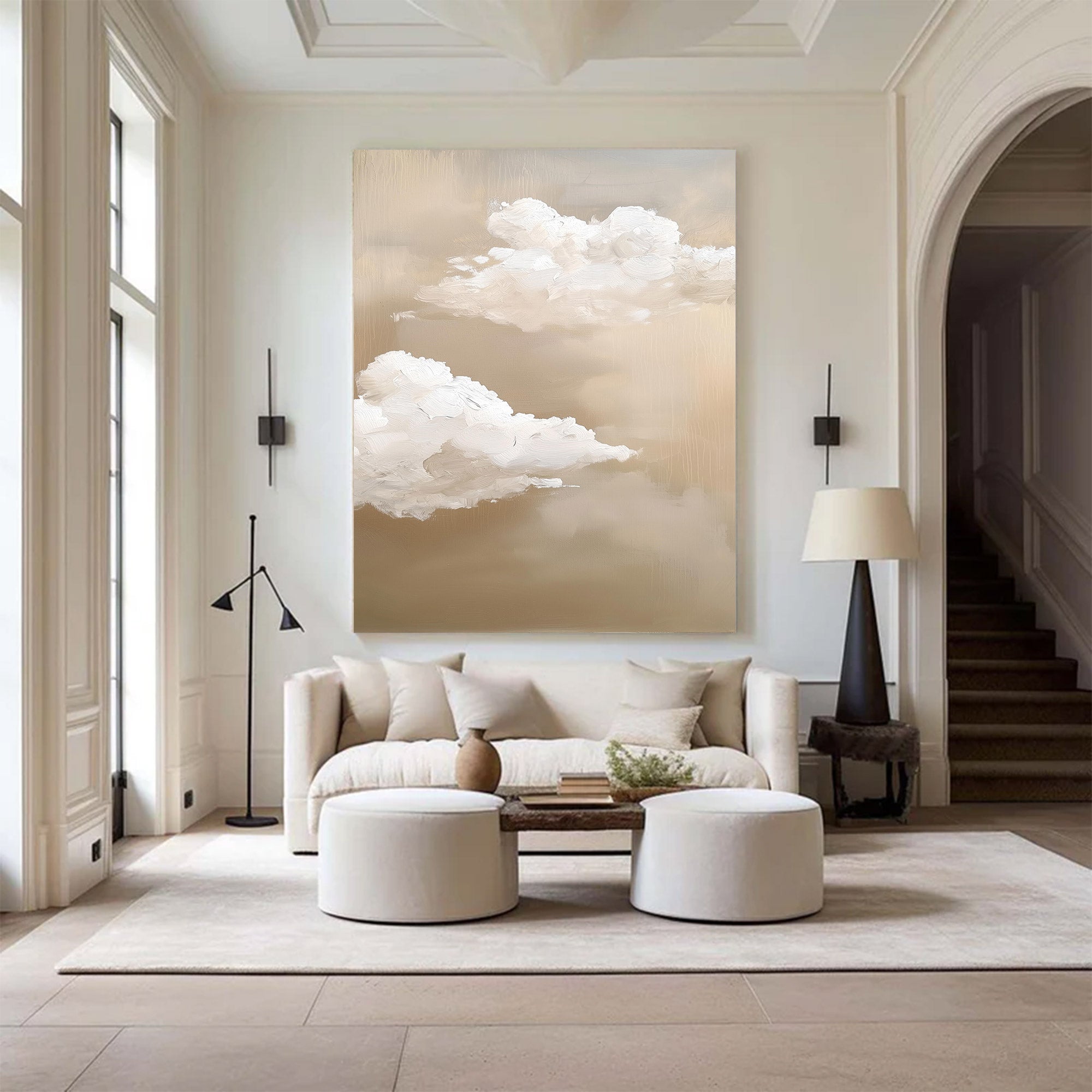 Abstract Modern Dreamy Cloud Art | ArtvistaGallery  #WG 118