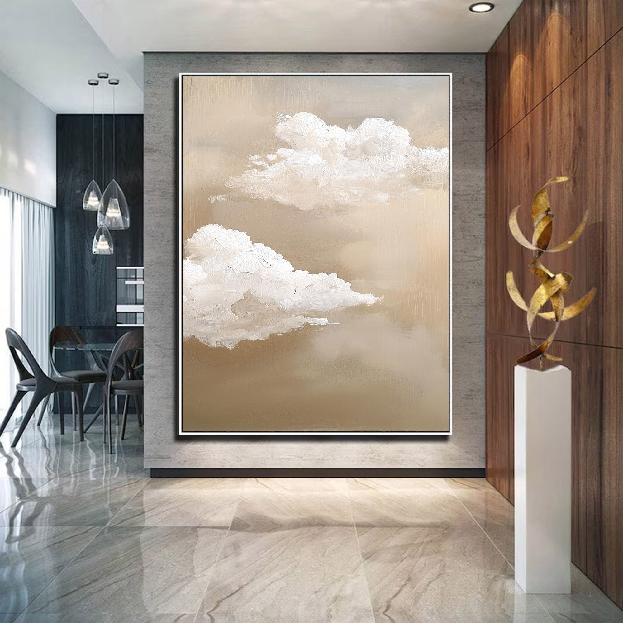 Abstract Modern Dreamy Cloud Art | ArtvistaGallery  #WG 118
