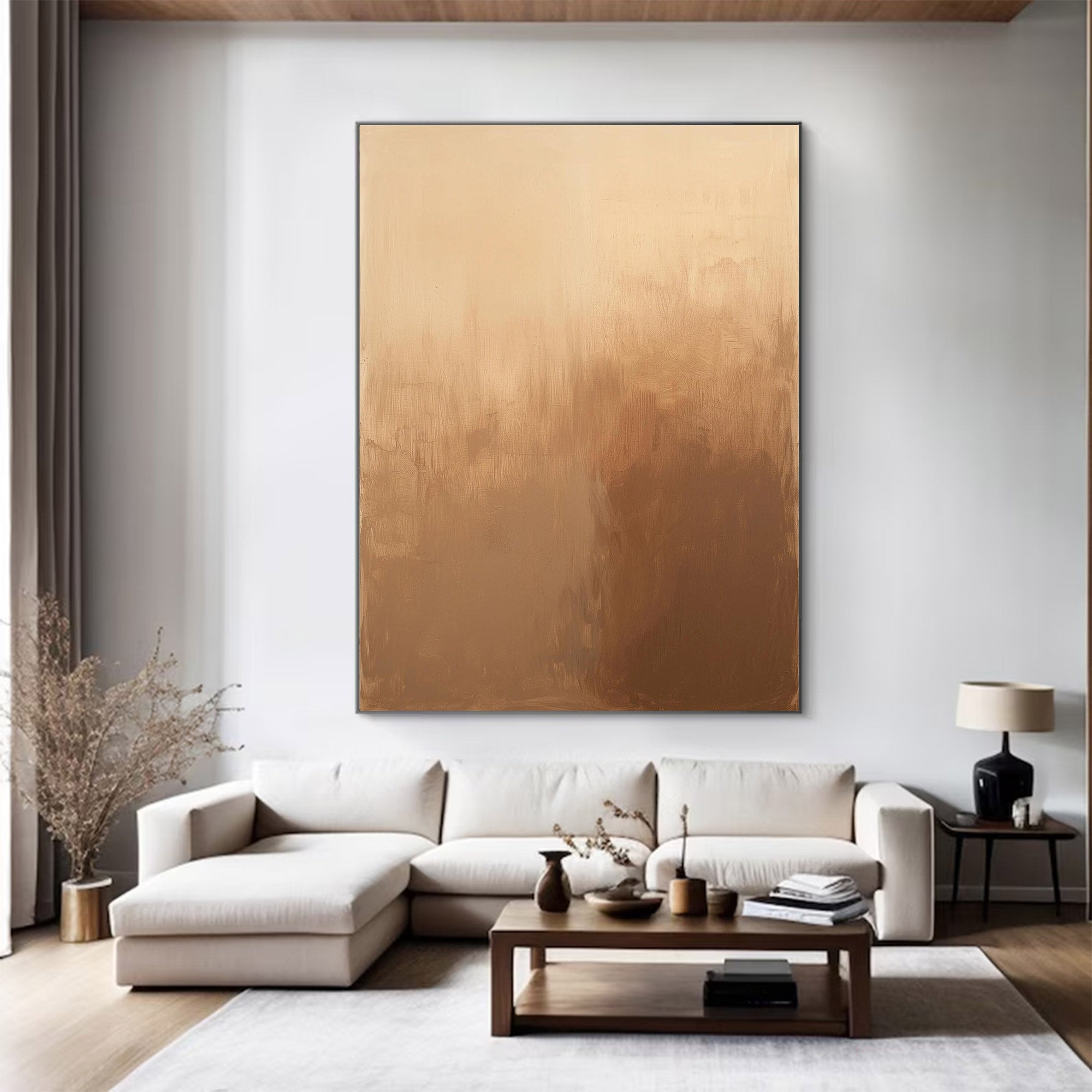 Modern Large Earth-Toned Art | ArtvistaGallery  #WG 122