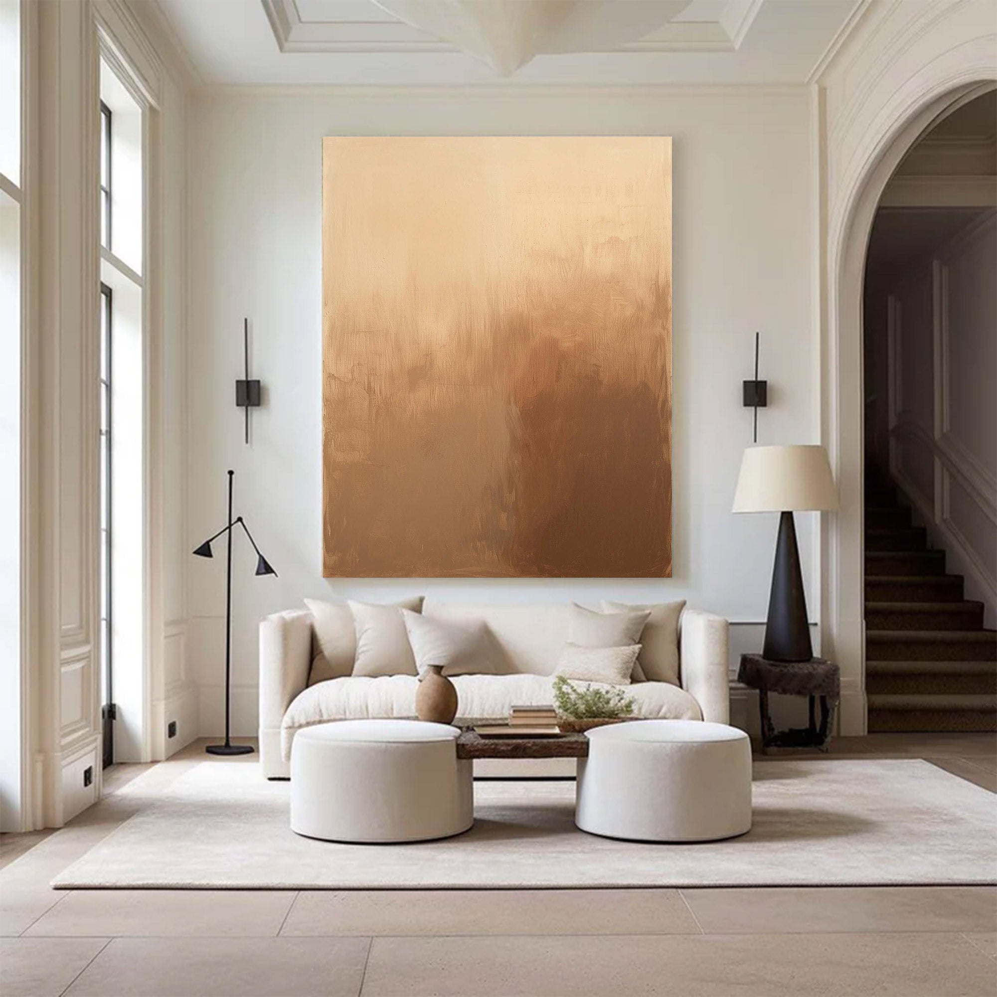 Modern Large Earth-Toned Art | ArtvistaGallery  #WG 122