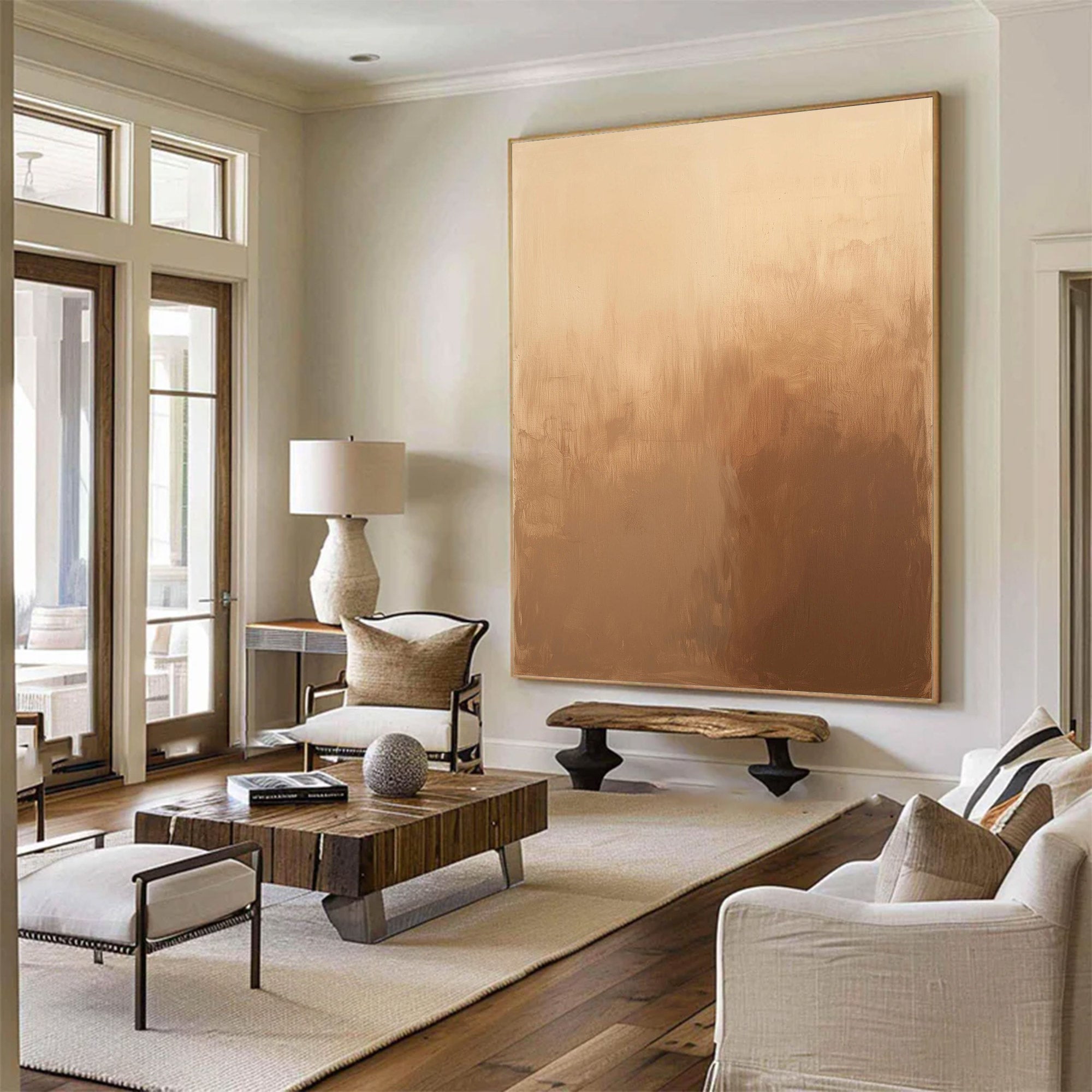 Modern Large Earth-Toned Art | ArtvistaGallery  #WG 122