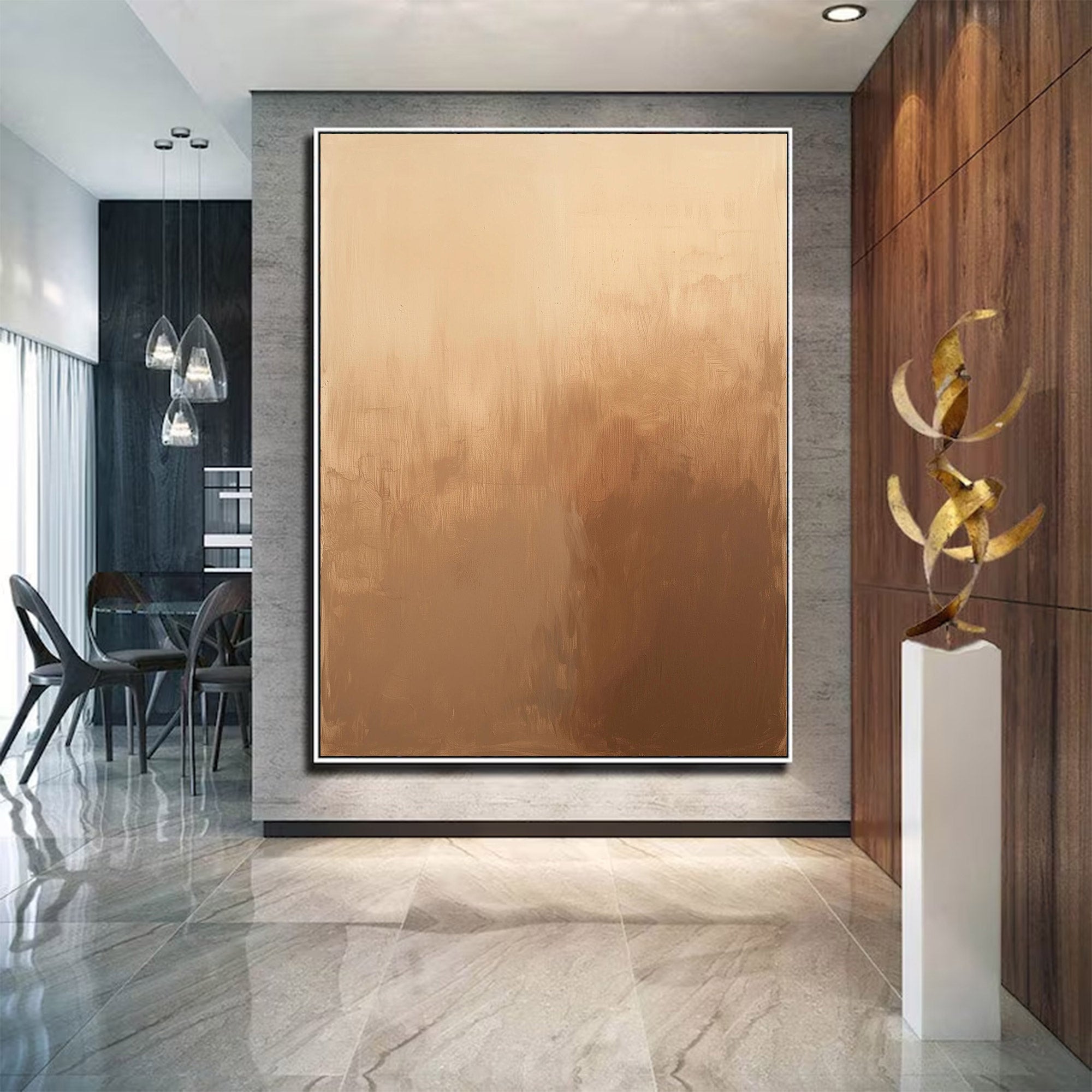 Modern Large Earth-Toned Art | ArtvistaGallery  #WG 122