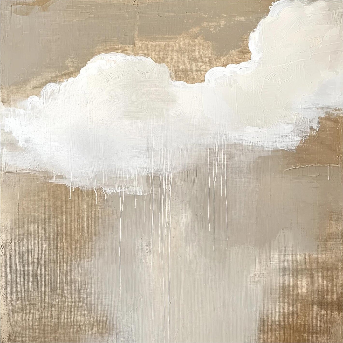 Modern Large Neutral Abstract Art | ArtvistaGallery  #WG 119