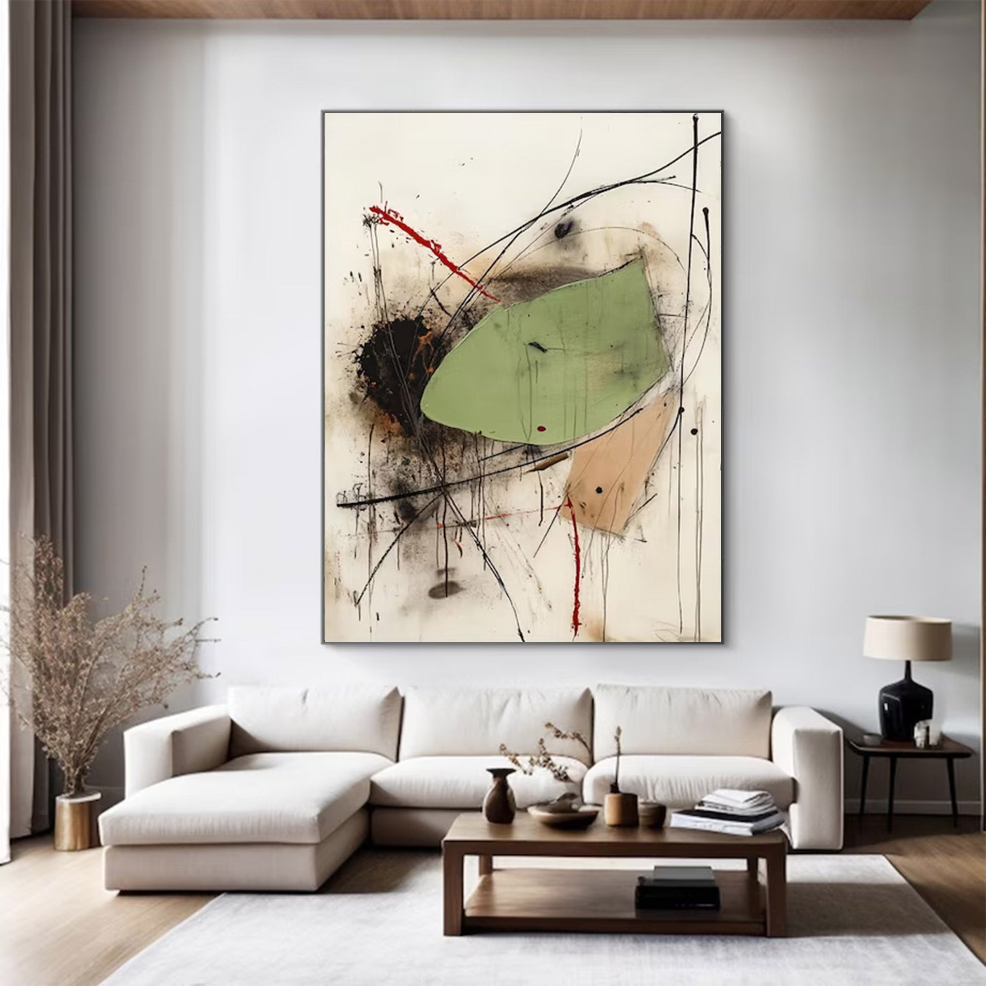 Modern Large Abstract Dynamic Art | ArtvistaGallery  #WG 125