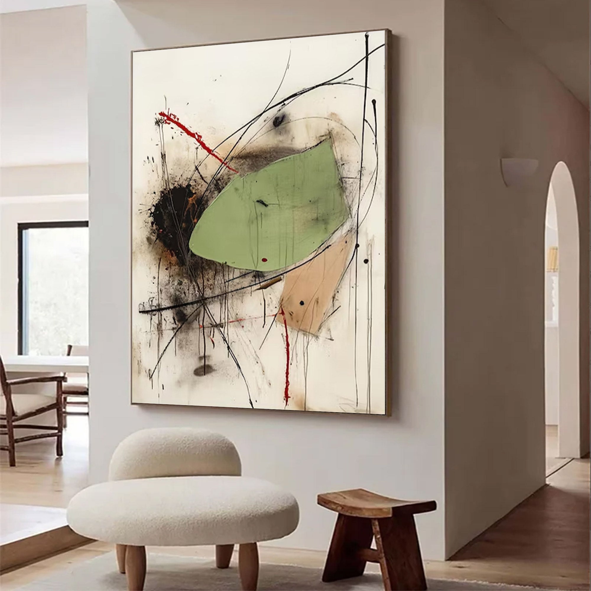 Modern Large Abstract Dynamic Art | ArtvistaGallery  #WG 125