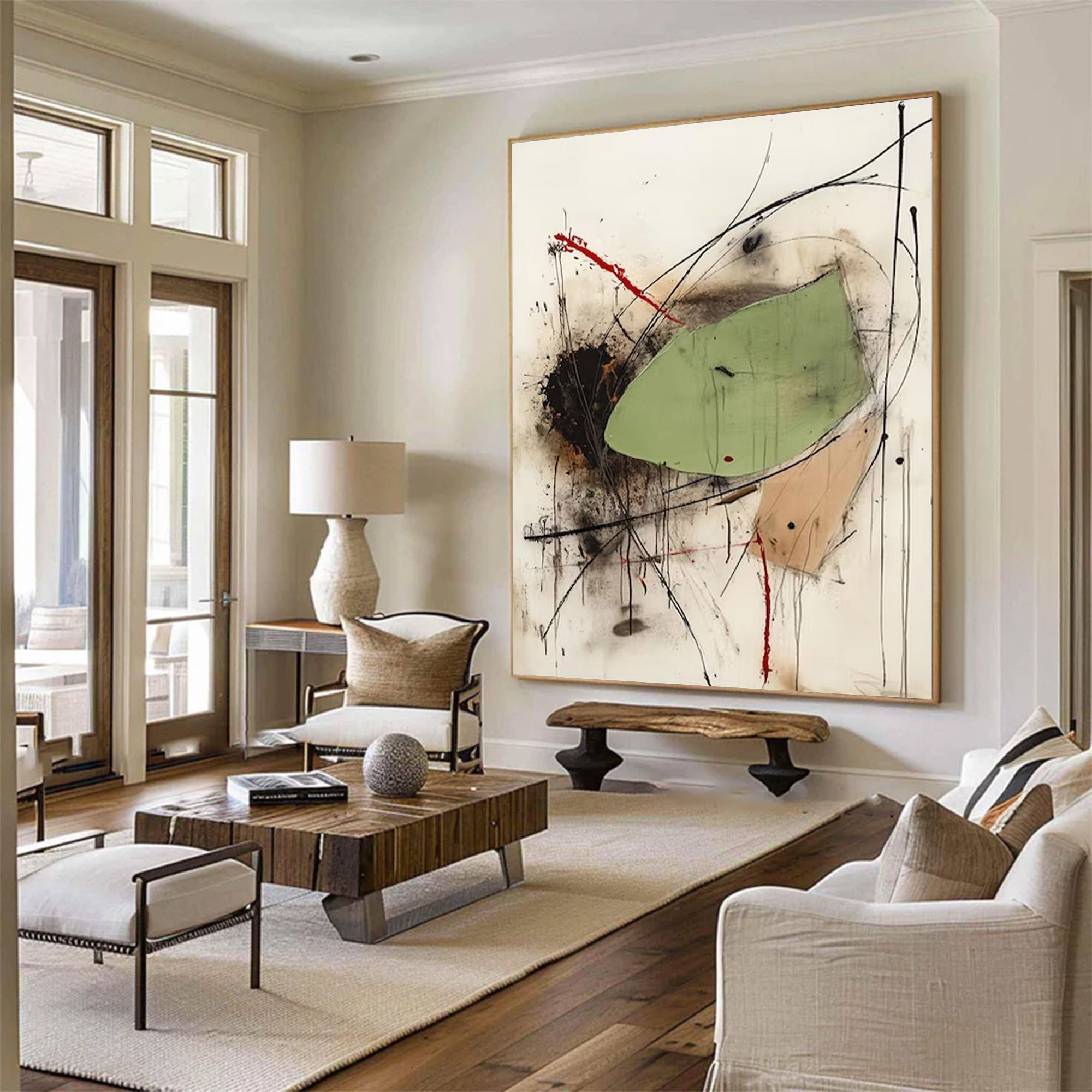 Modern Large Abstract Dynamic Art | ArtvistaGallery  #WG 125
